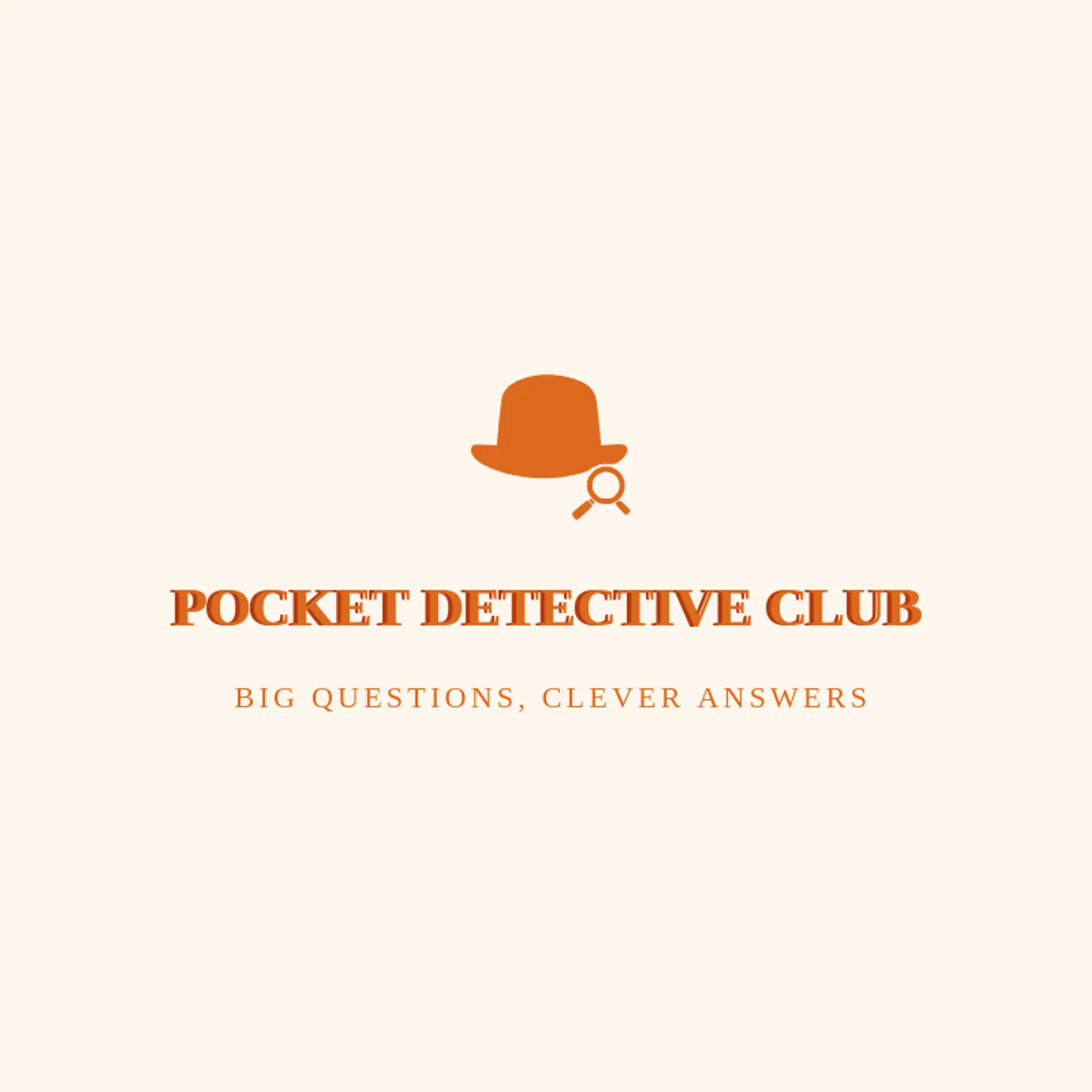 Pocket Detective Club logo for crime