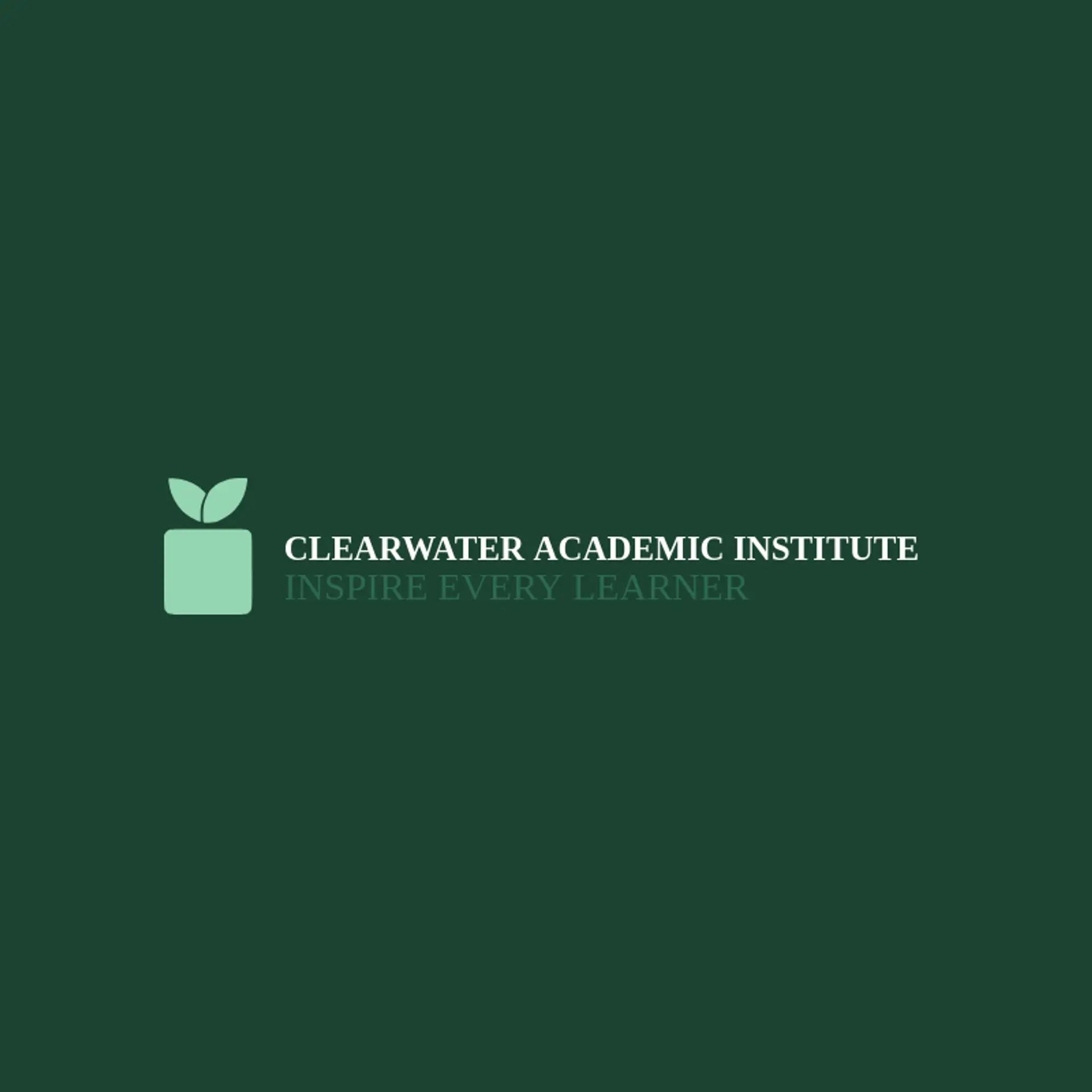 Clearwater Academic Institute logo for institute