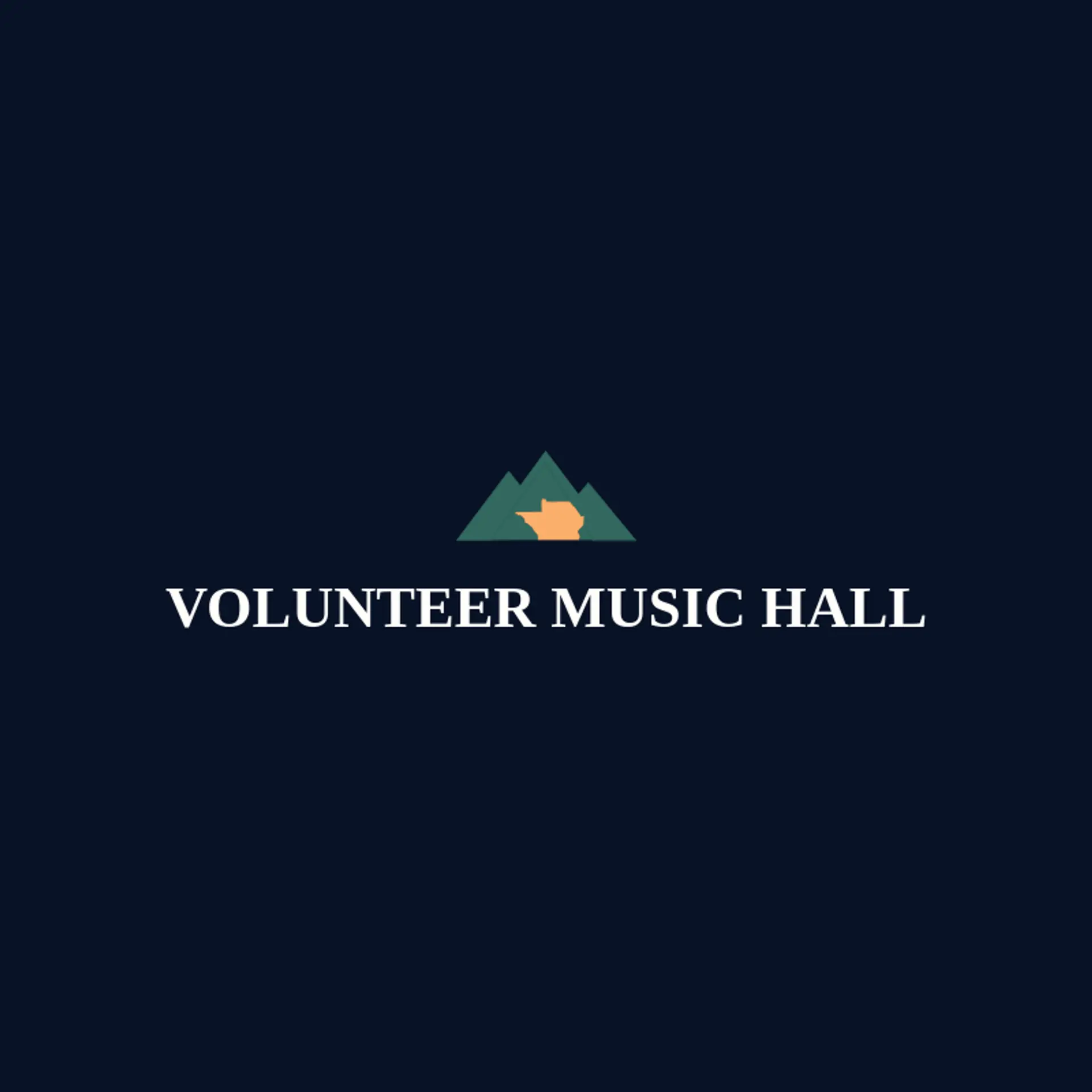 Volunteer Music Hall logo for tennessee