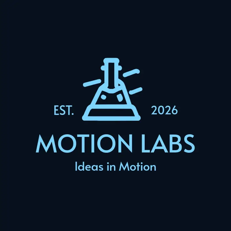 The TikTok name Motion Labs as a branded logo with a single color icon