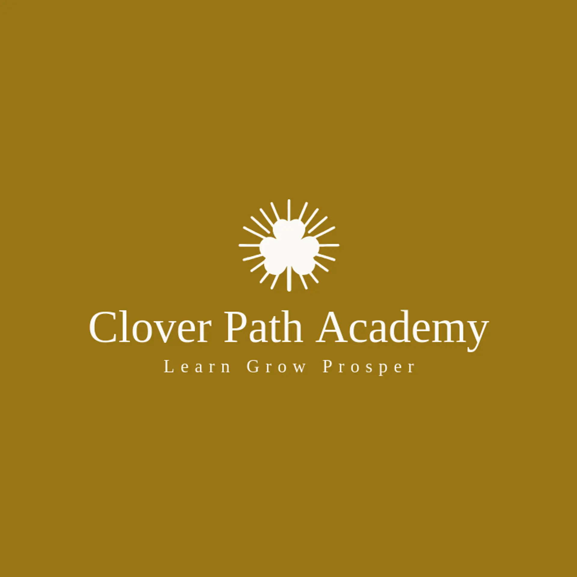 Clover Path Academy logo for clover