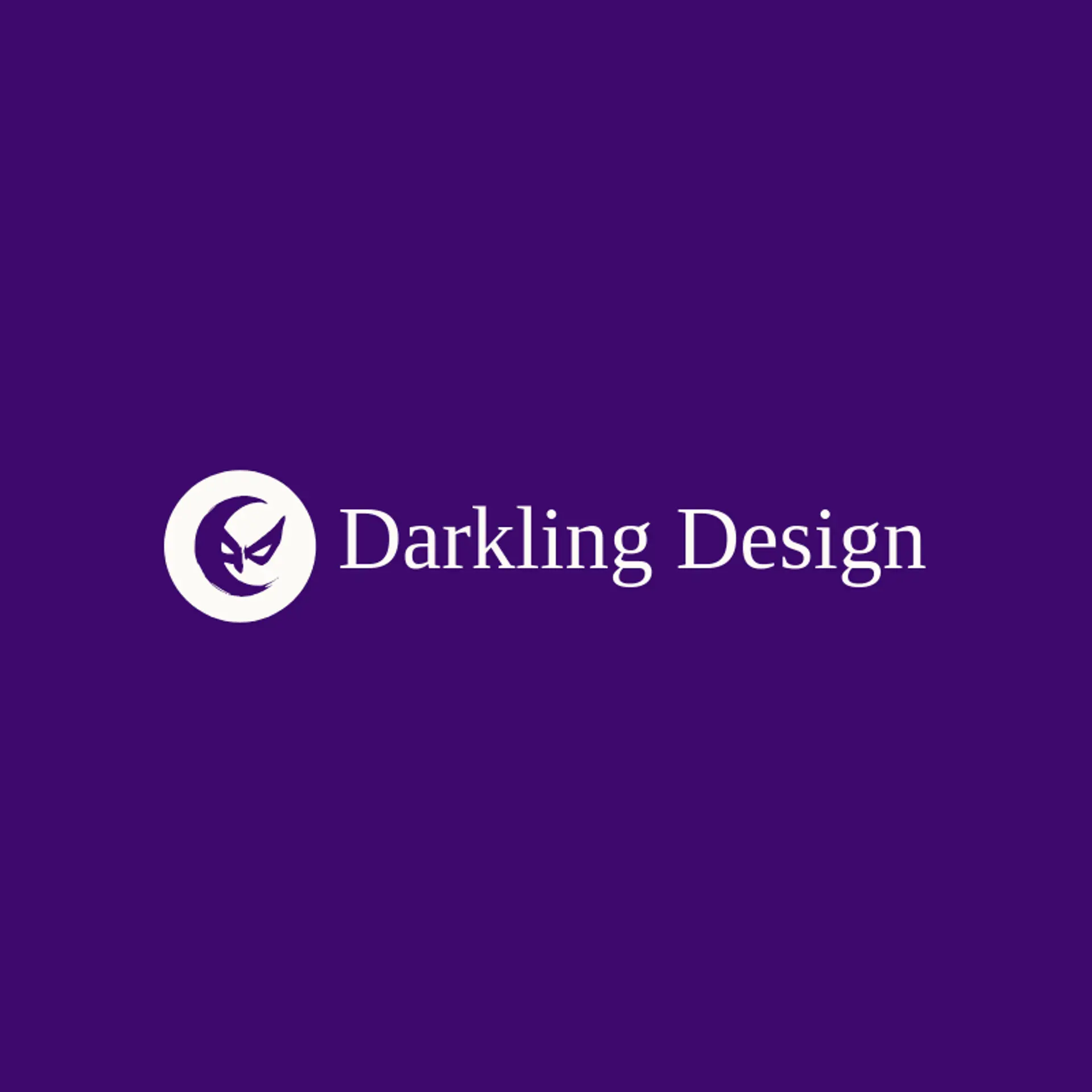 Darkling Design logo for evil