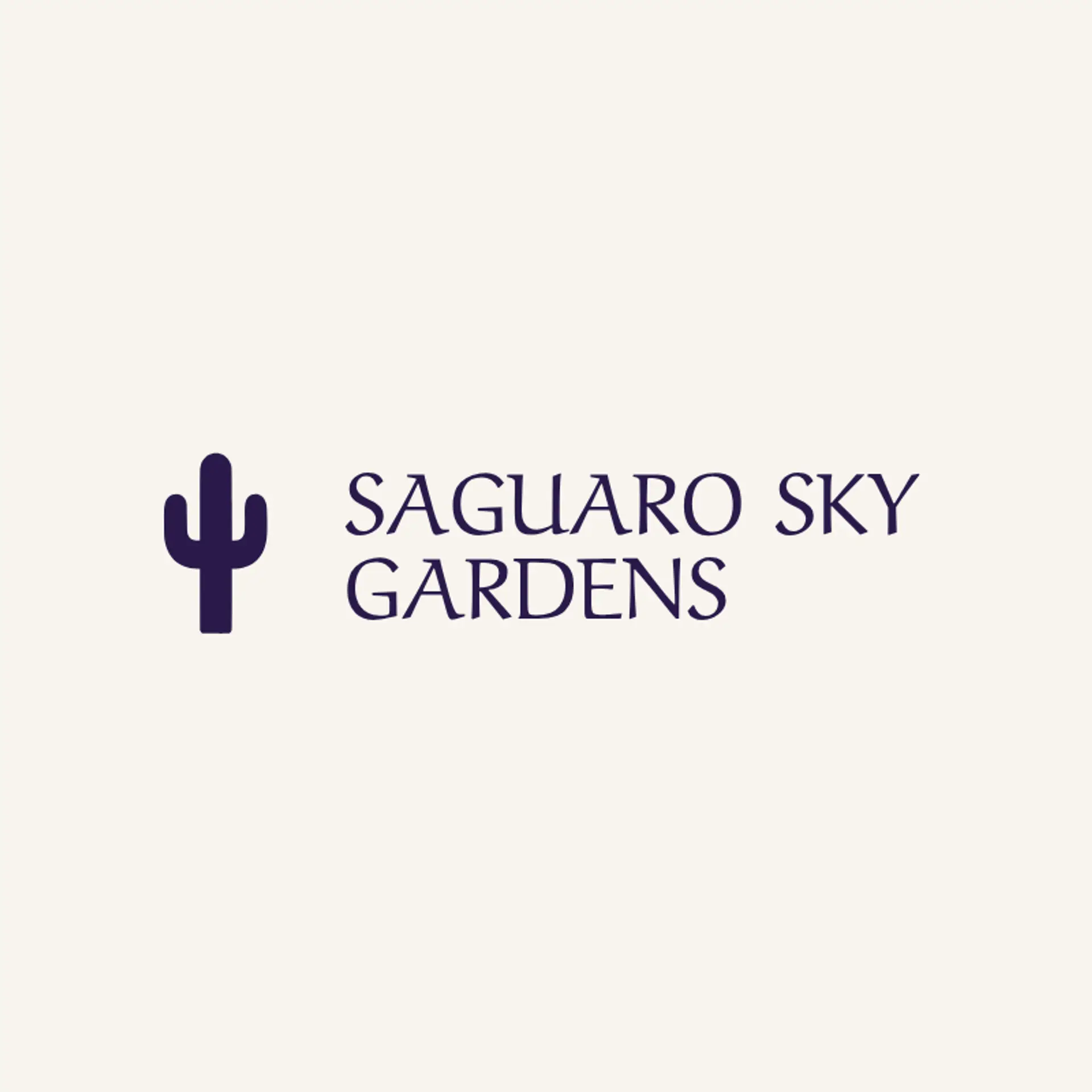 Saguaro Sky Gardens logo for cactus