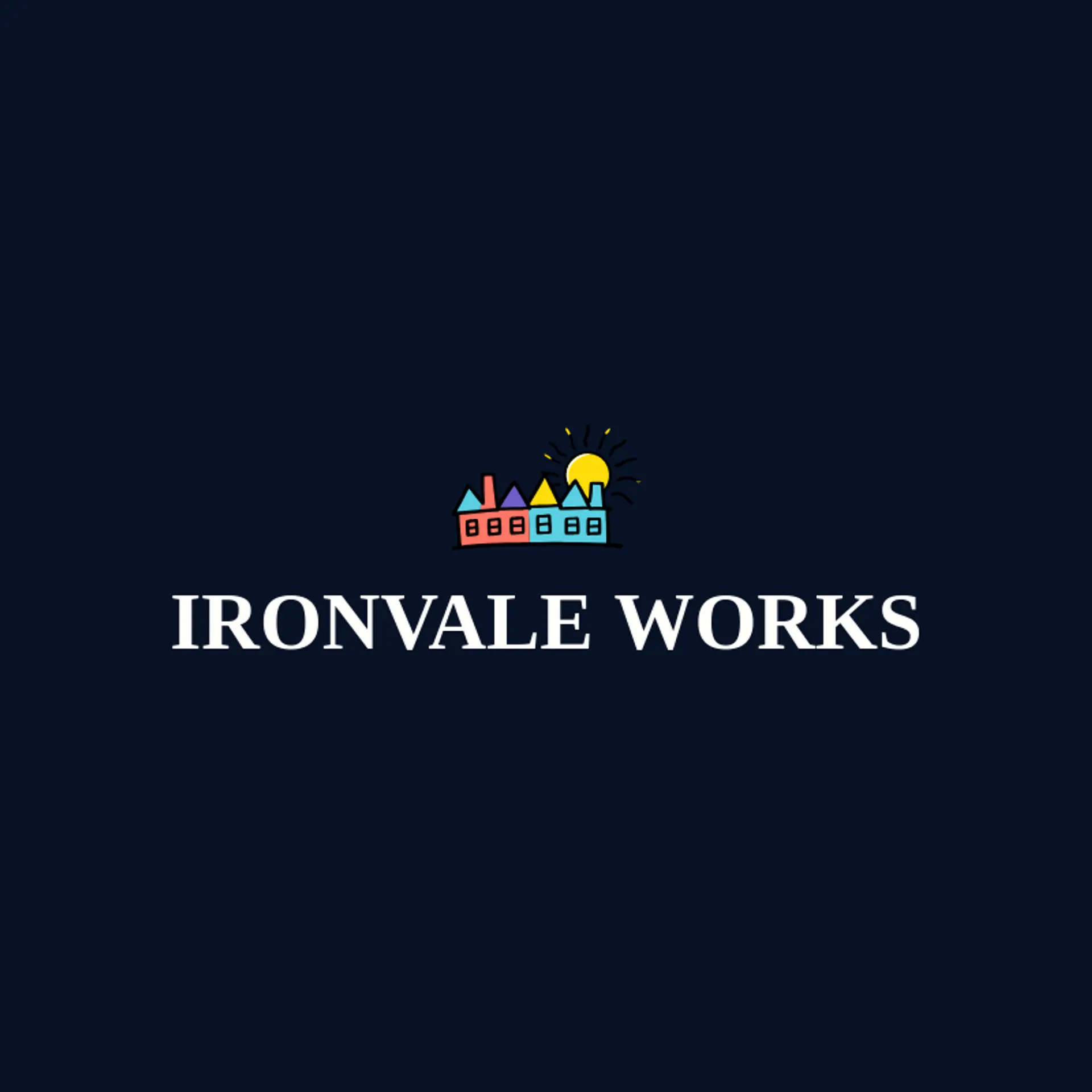 Ironvale Works logo for factory
