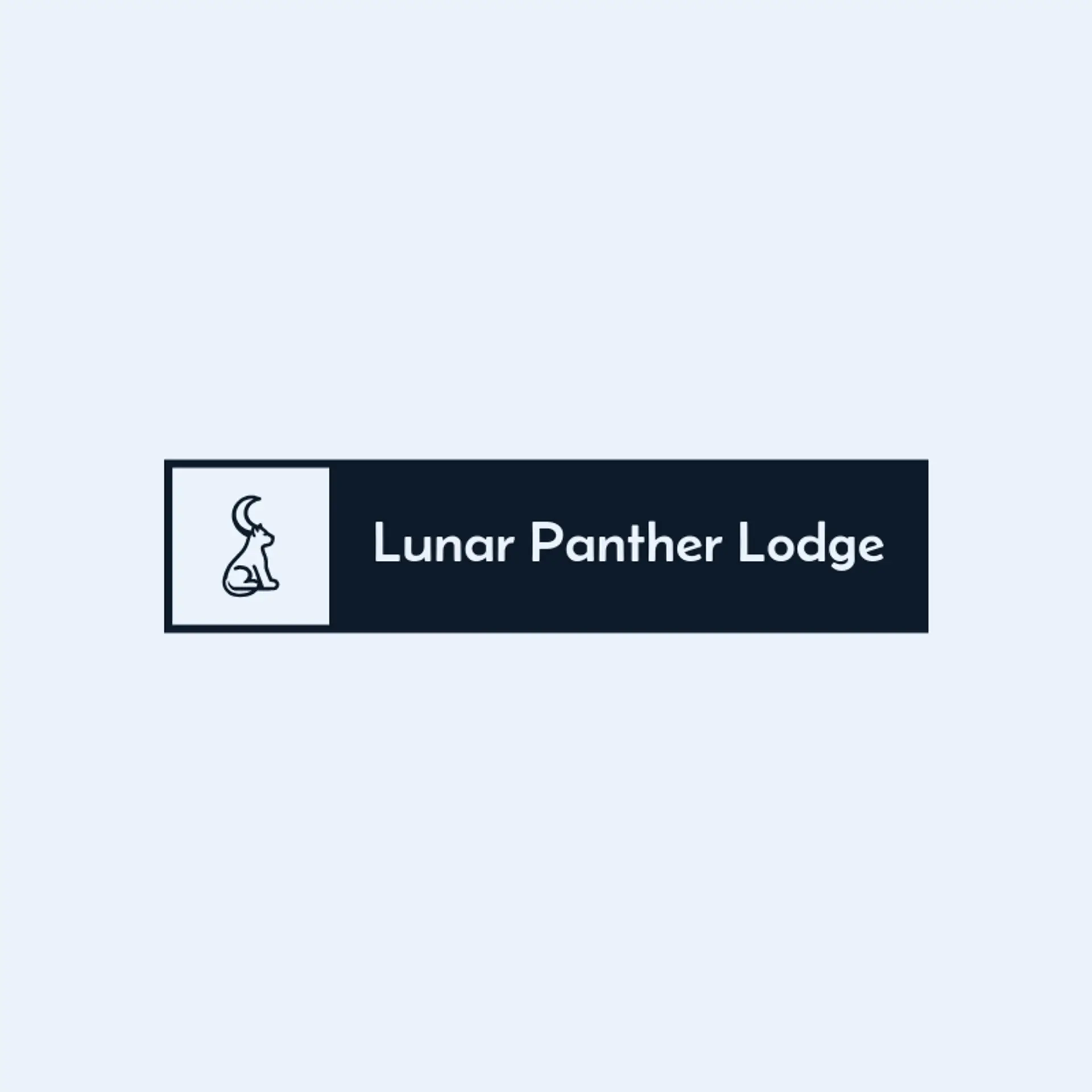 Lunar Panther Lodge logo for panther