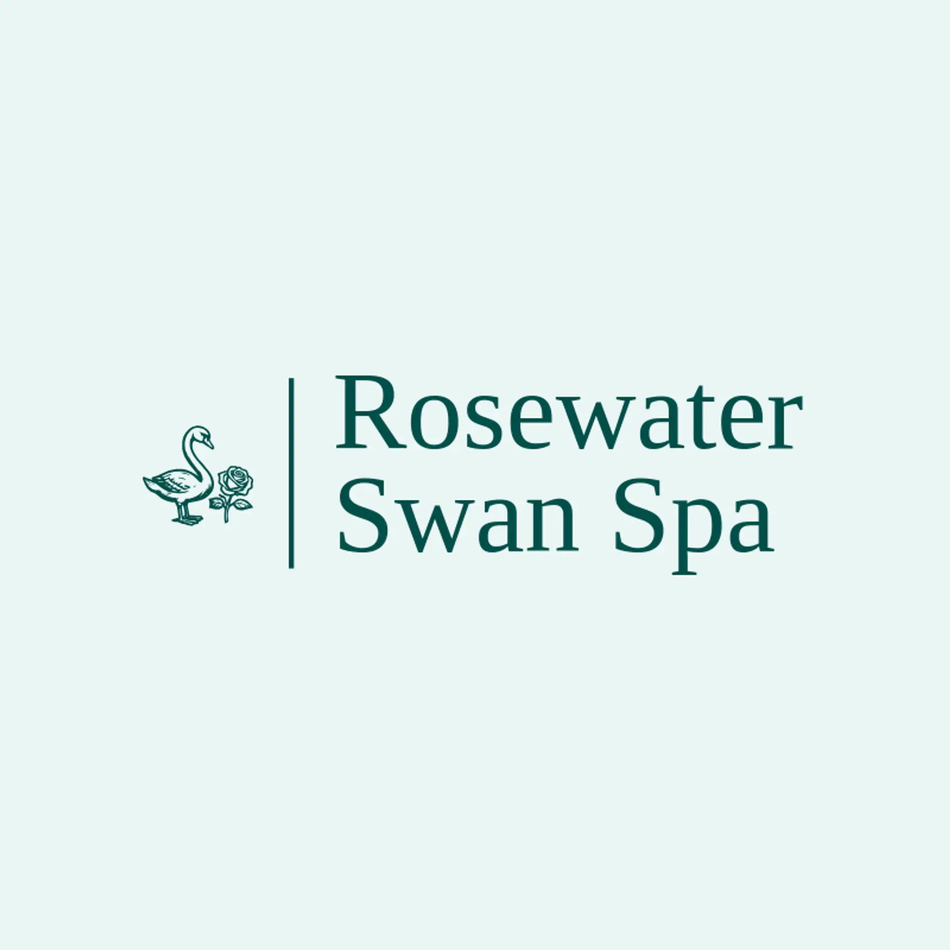 Rosewater Swan Spa logo for swan