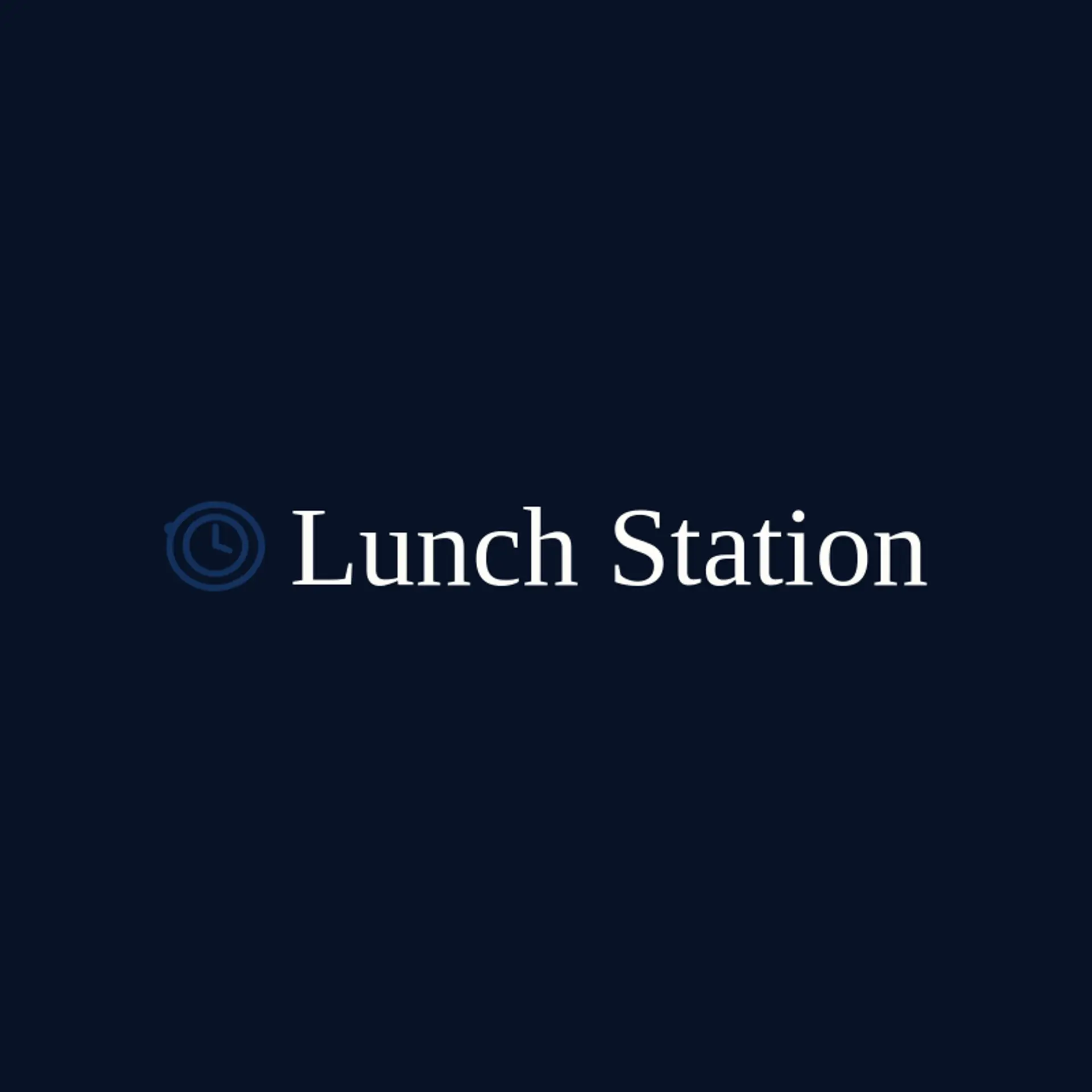 Lunch Station logo for lunch