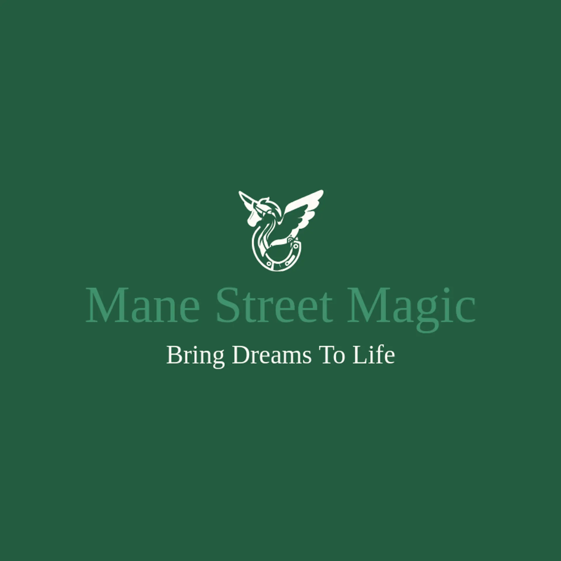 Mane Street Magic logo for pegasus