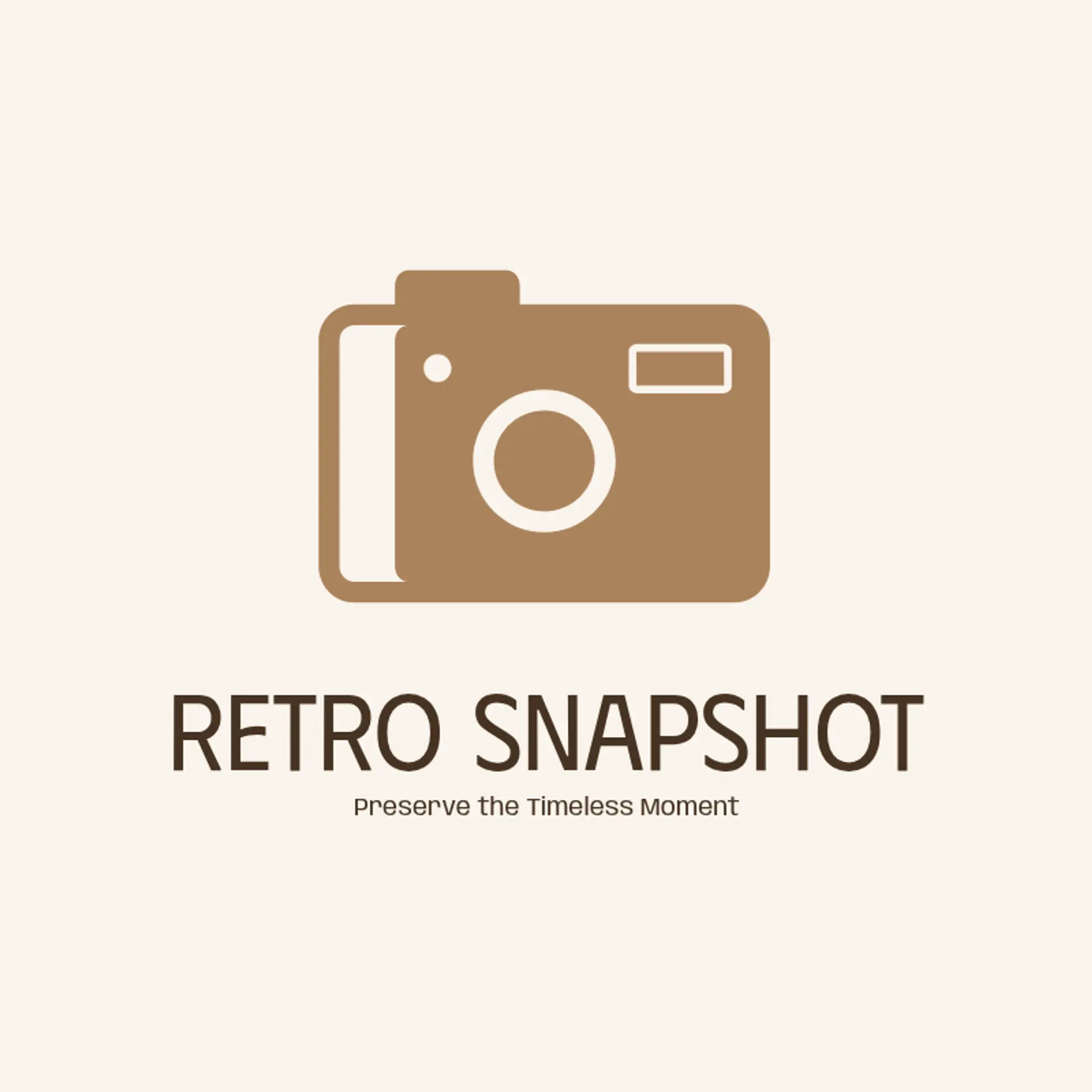 Retro Snapshot logo for vintage photography