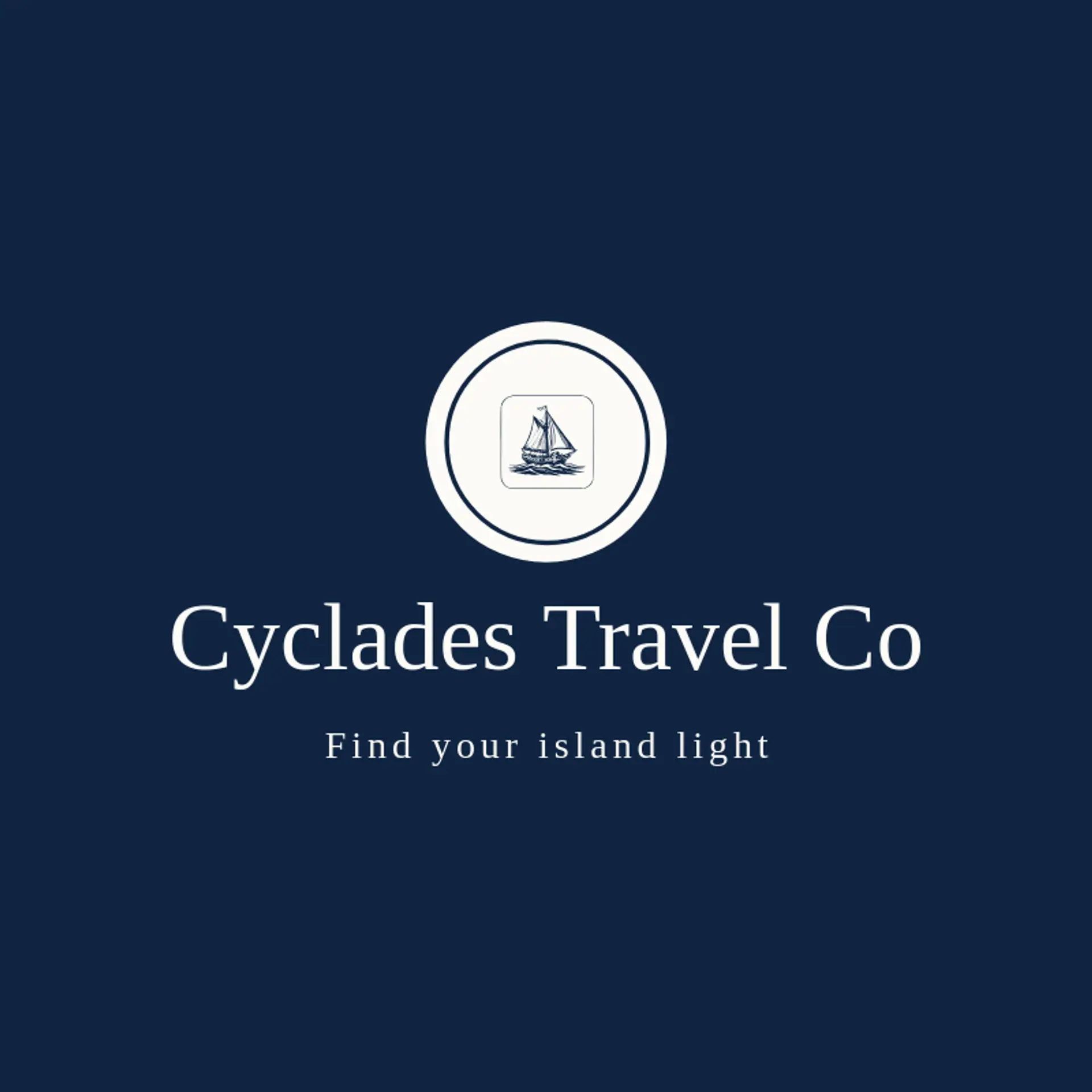Cyclades Travel Co logo for greek