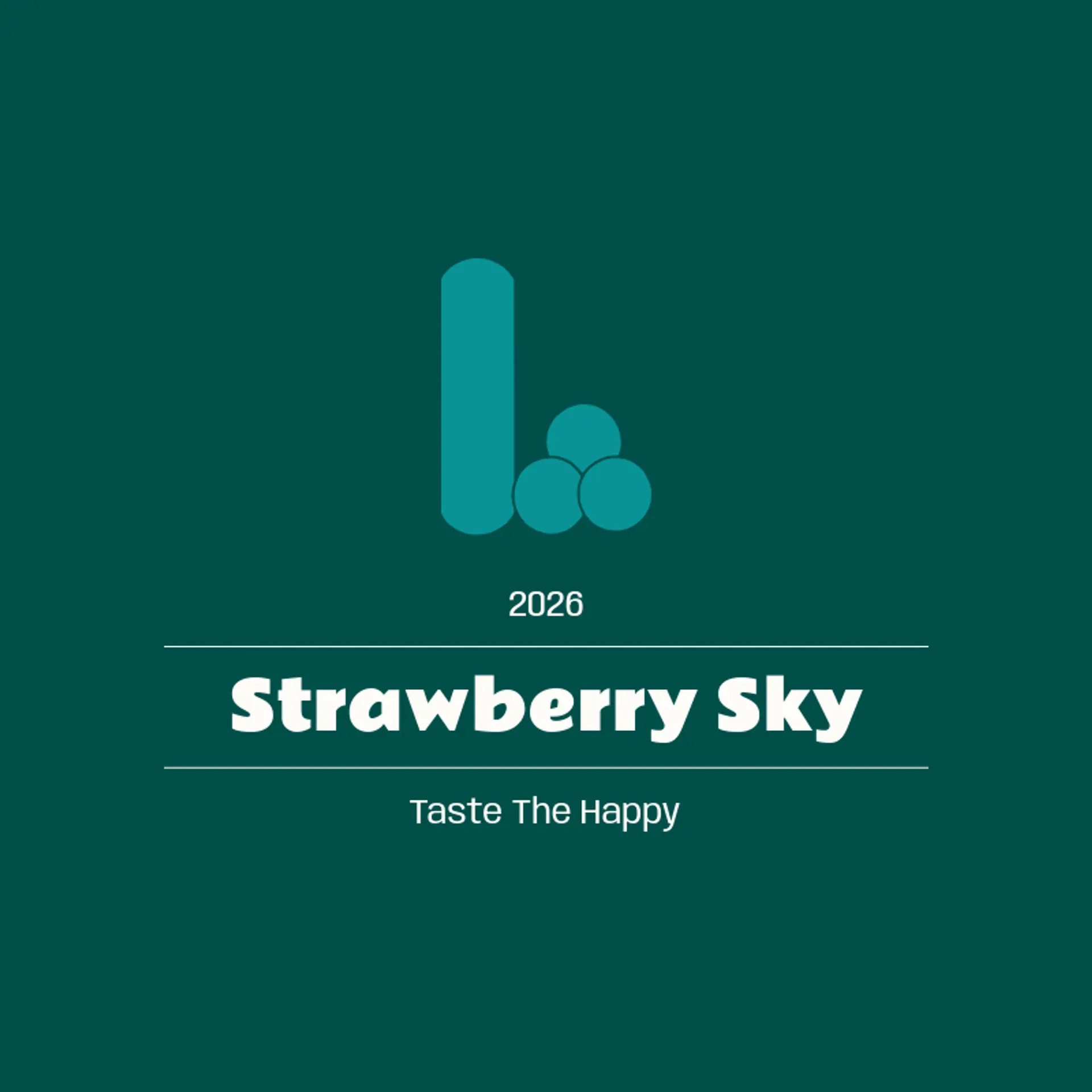 Strawberry Sky logo for soda