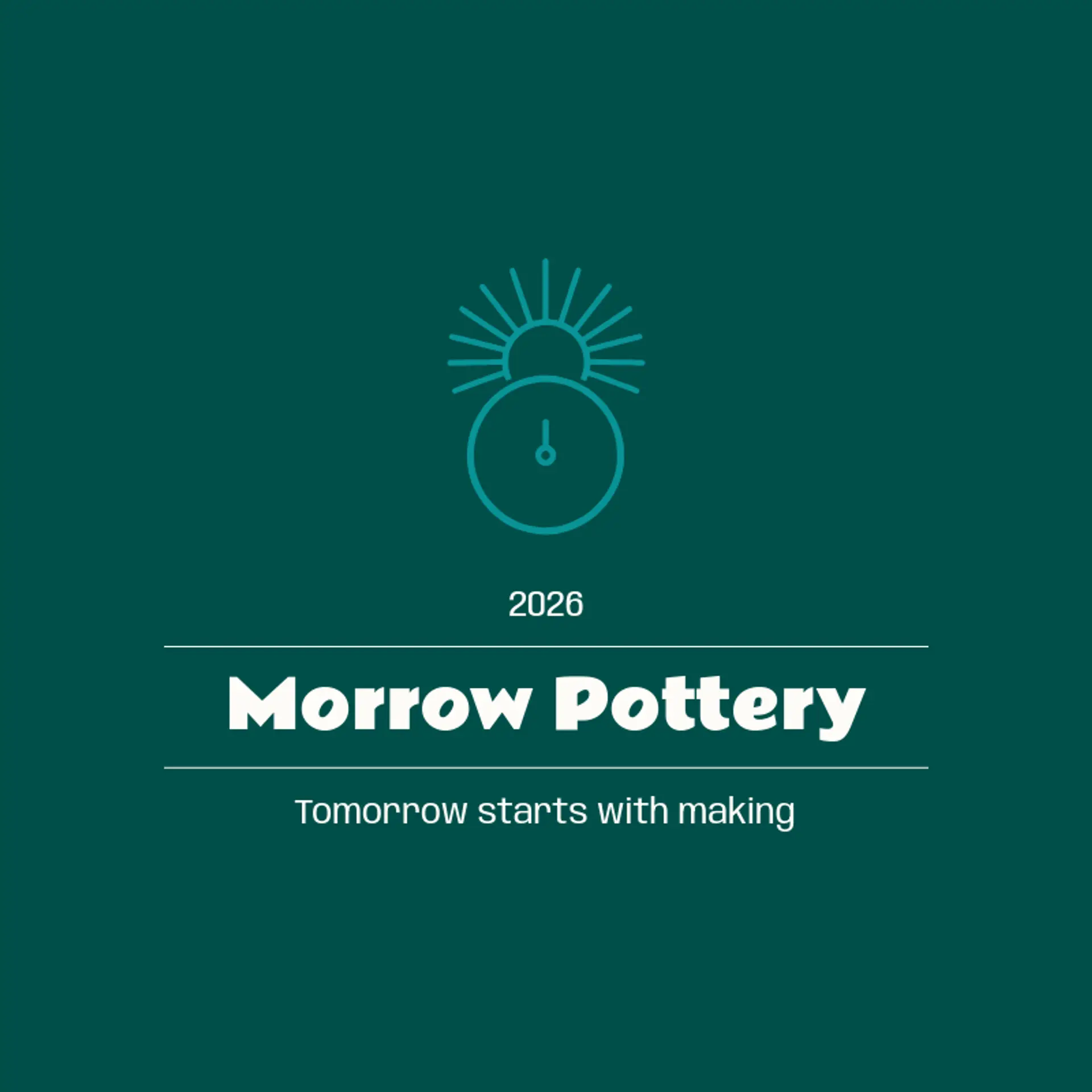 Morrow Pottery logo for clay
