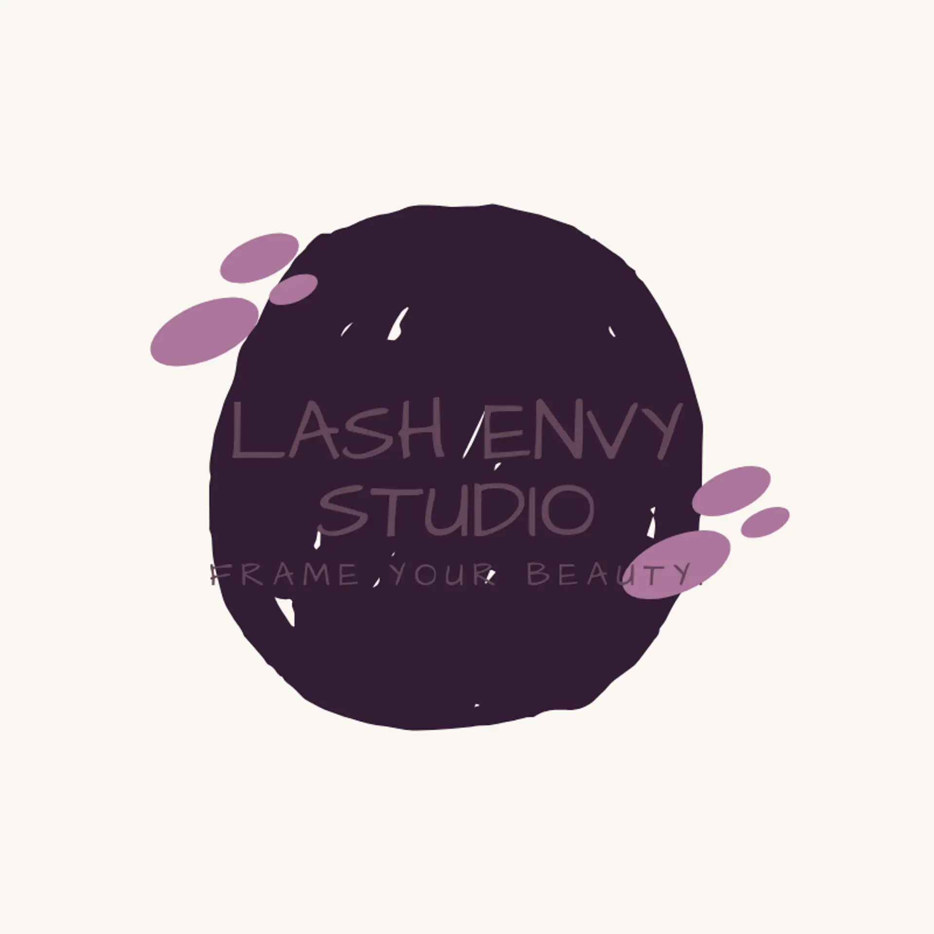 Lush Lash Studio logo for lash tech