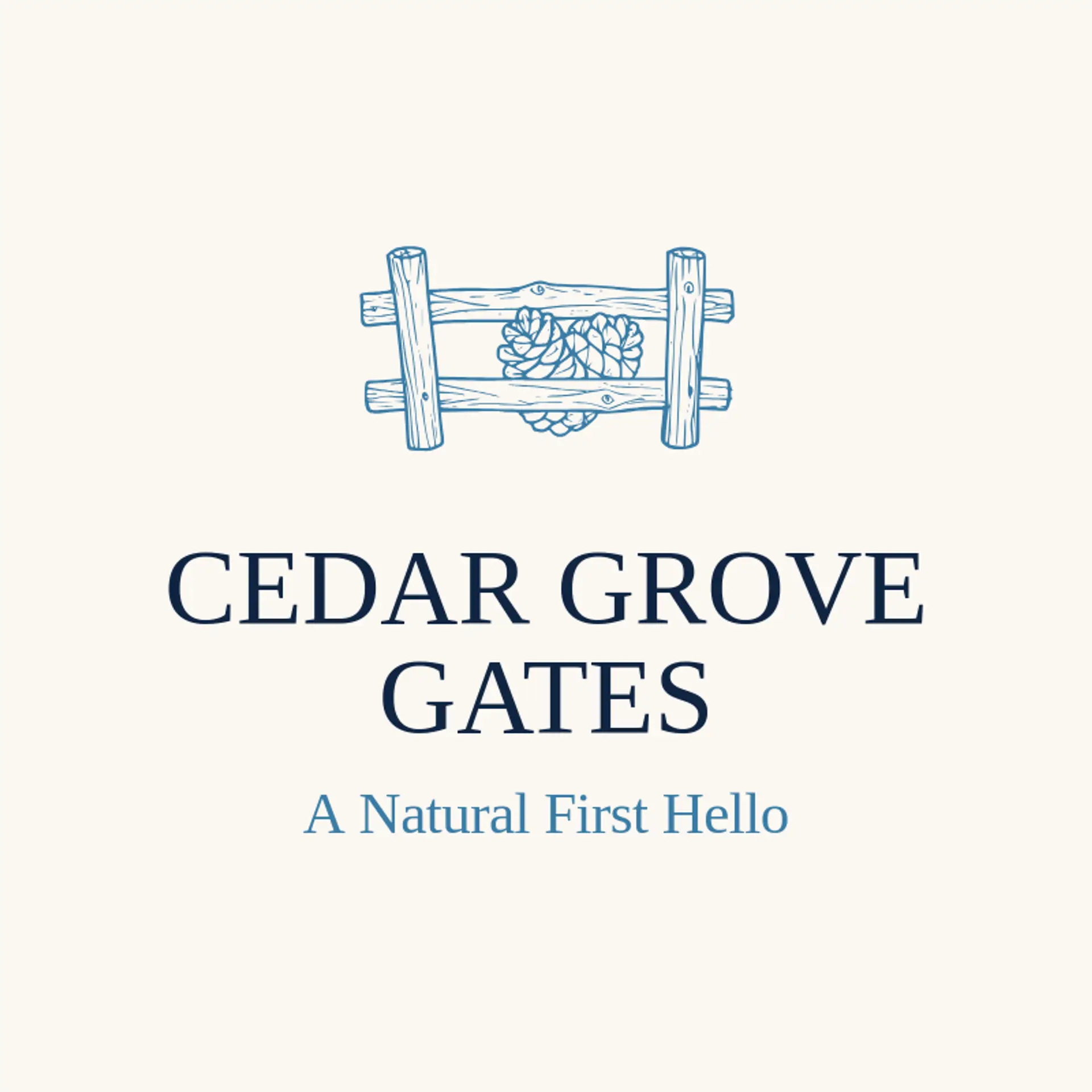 Cedar Grove Gates logo for fence