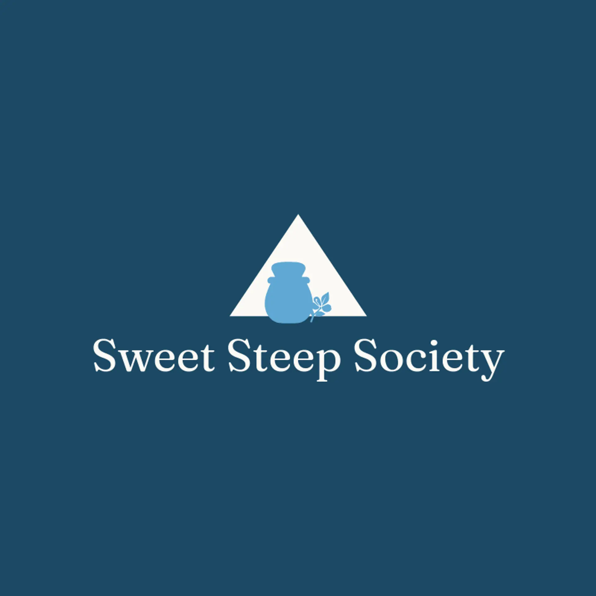 Sweet Steep Society logo for tea shop