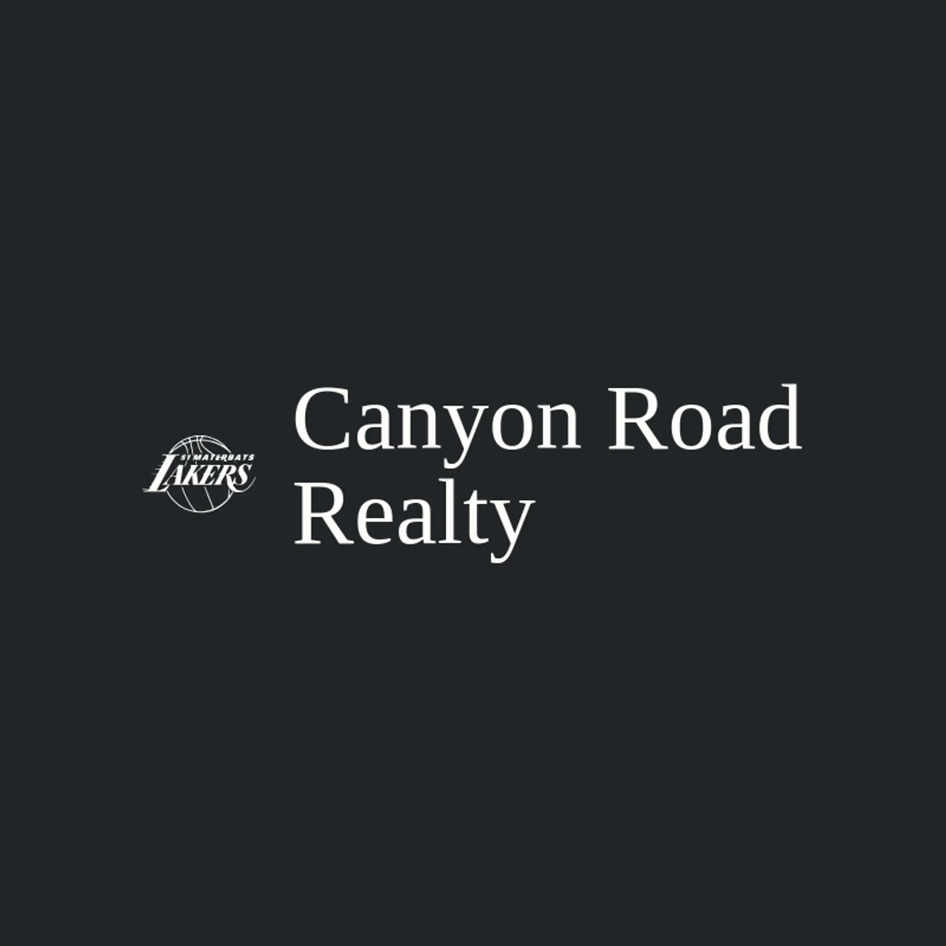 Canyon Road Realty logo for los angeles