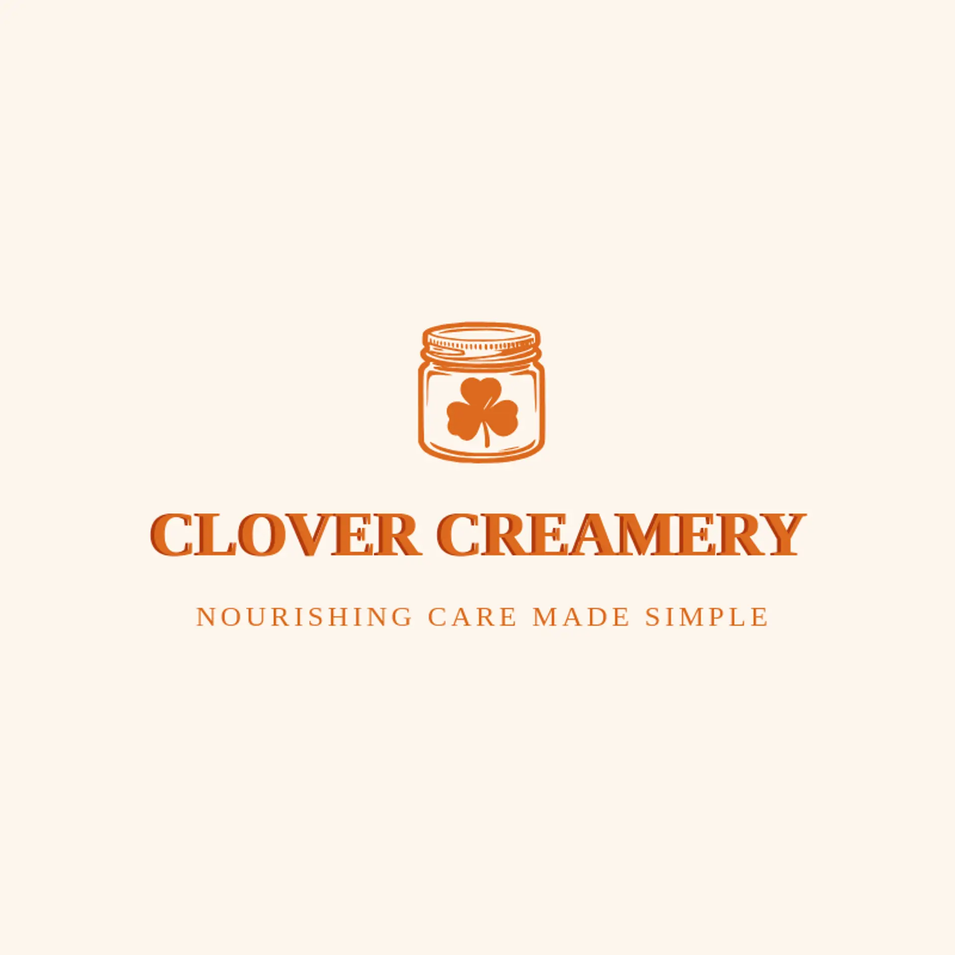 Clover Creamery logo for cosmetics