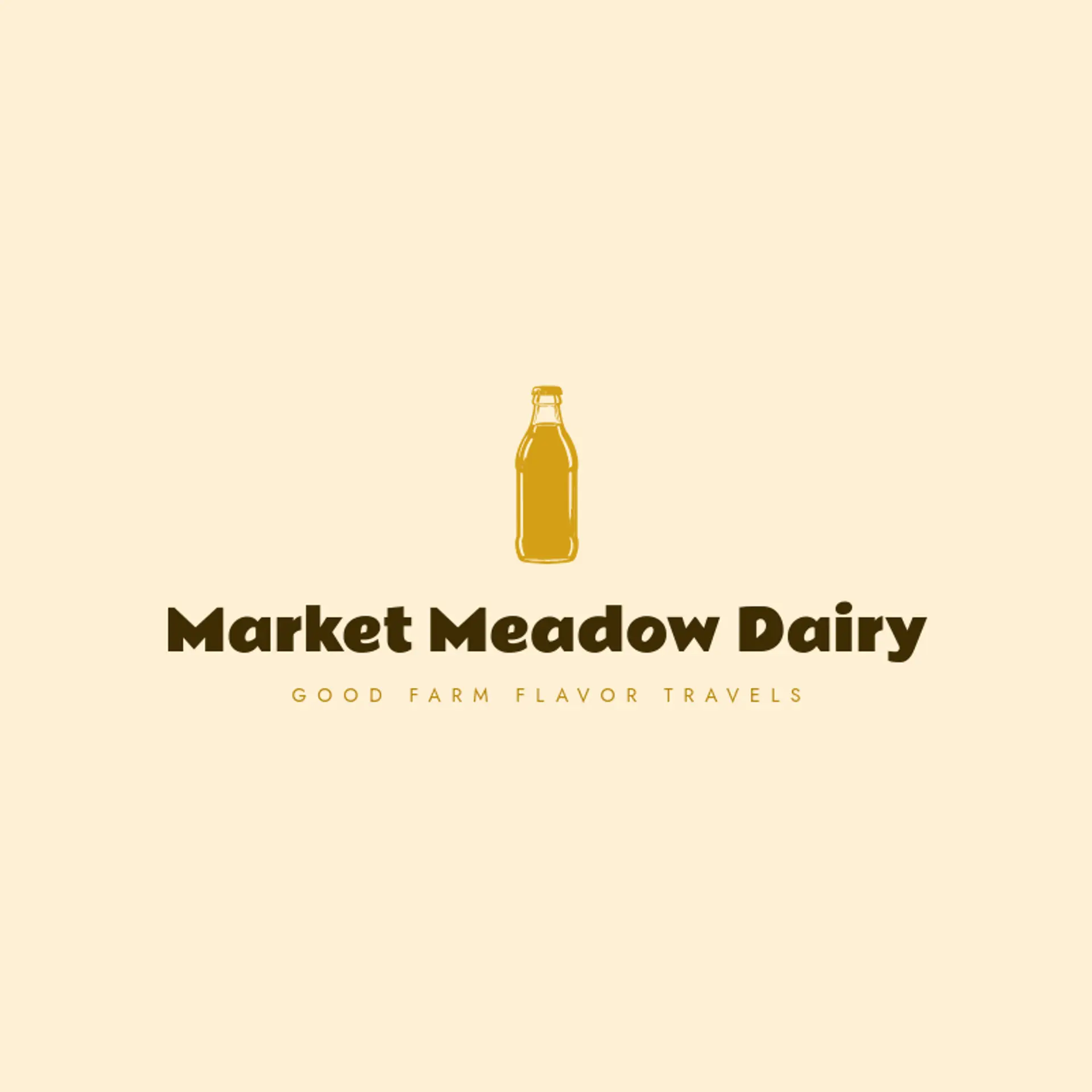 Market Meadow Dairy logo for milk