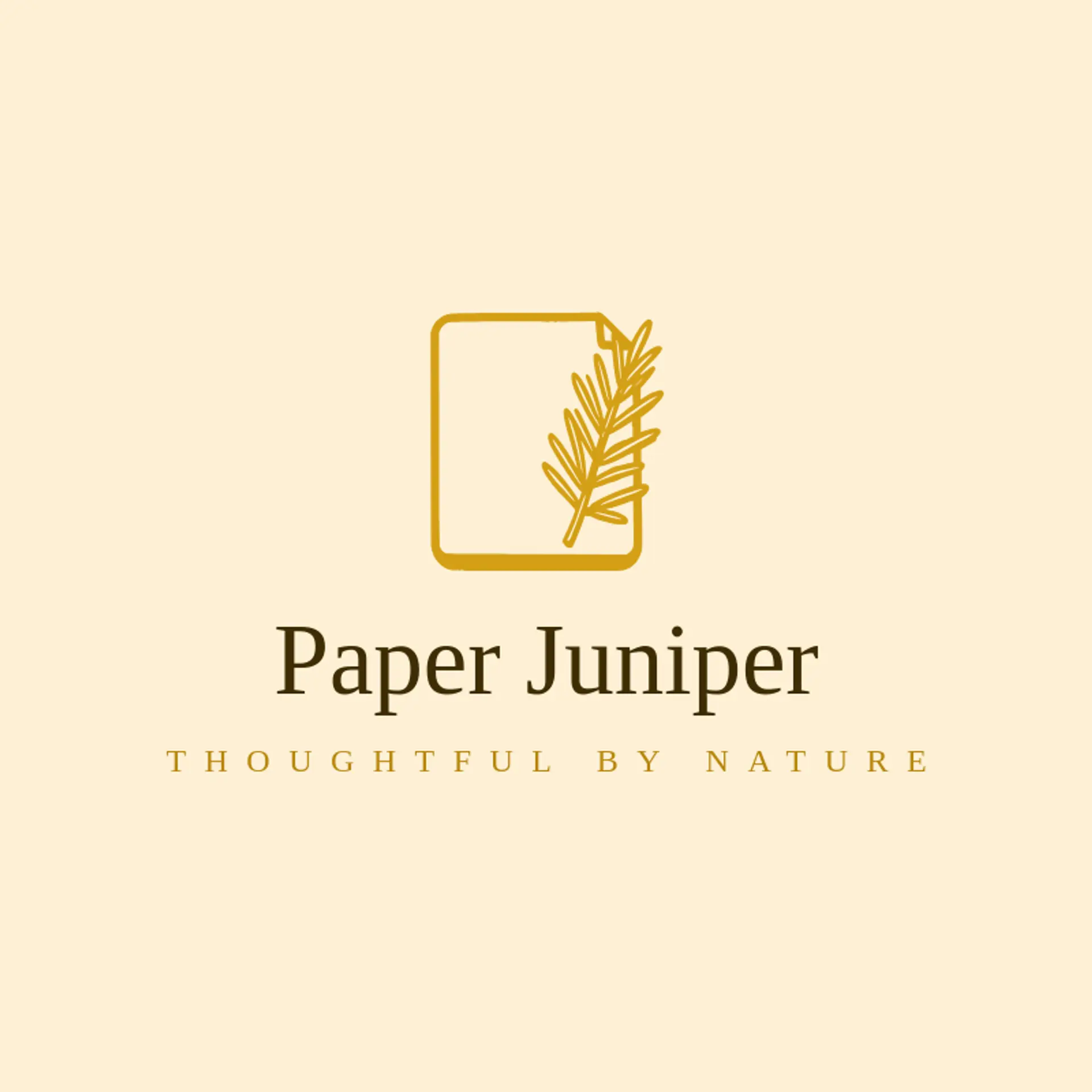 Paper Juniper logo for paper