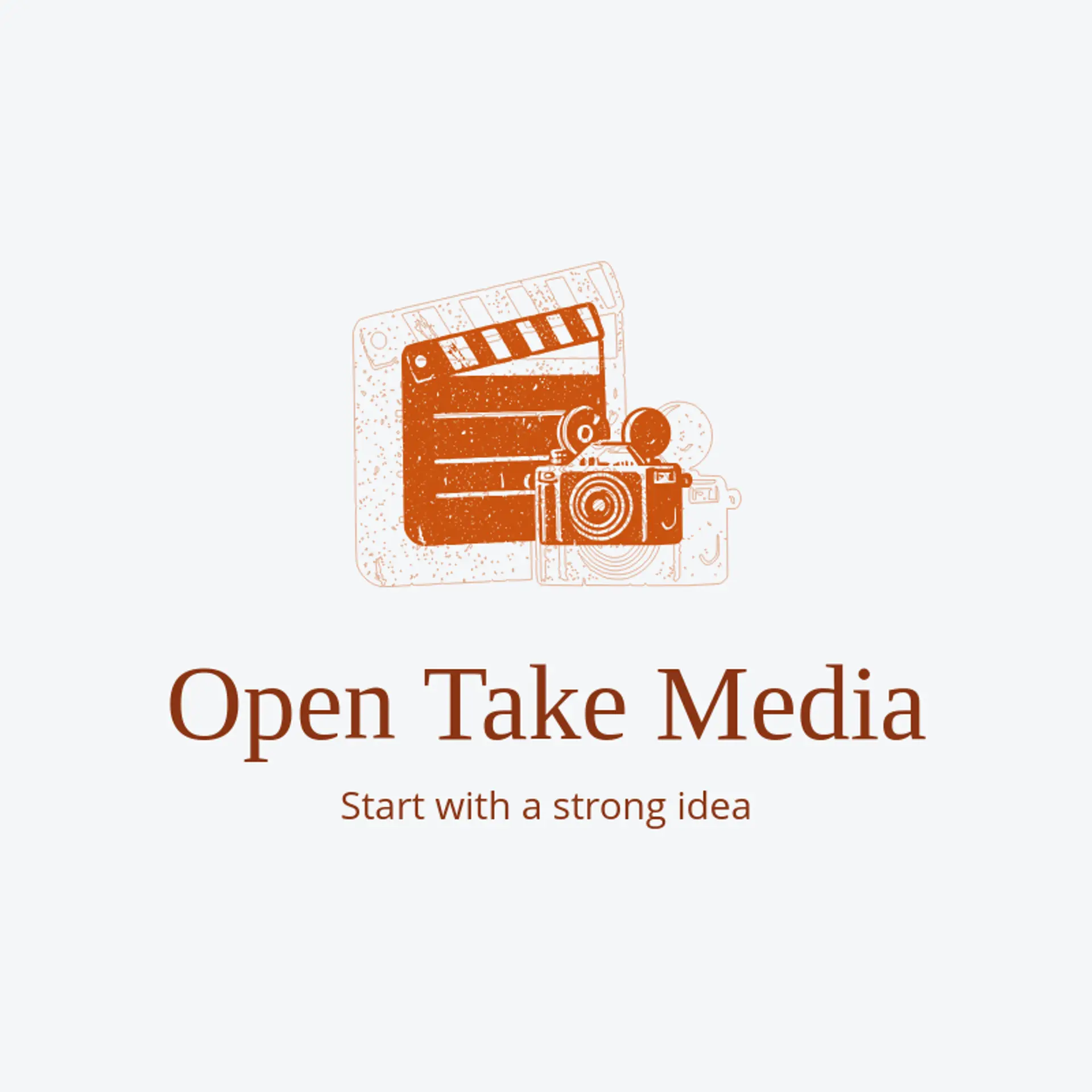 Open Take Media logo for production