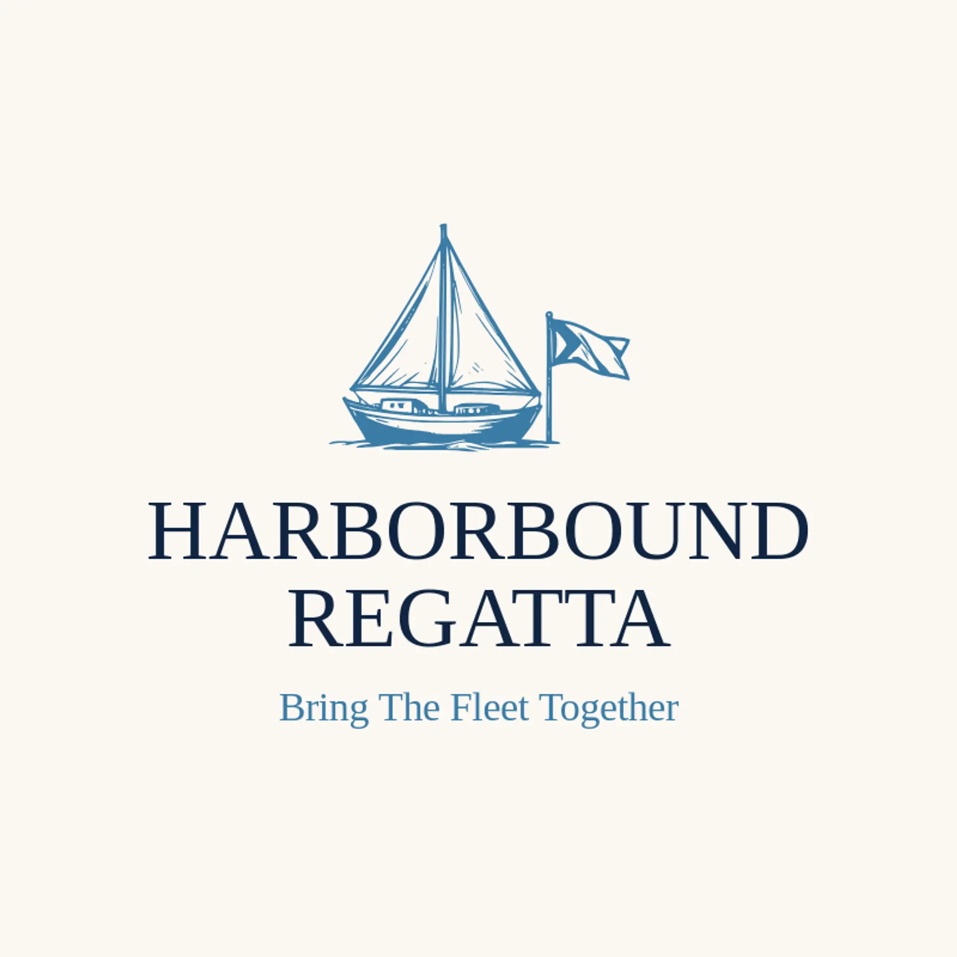 Harborbound Regatta logo for sailboat