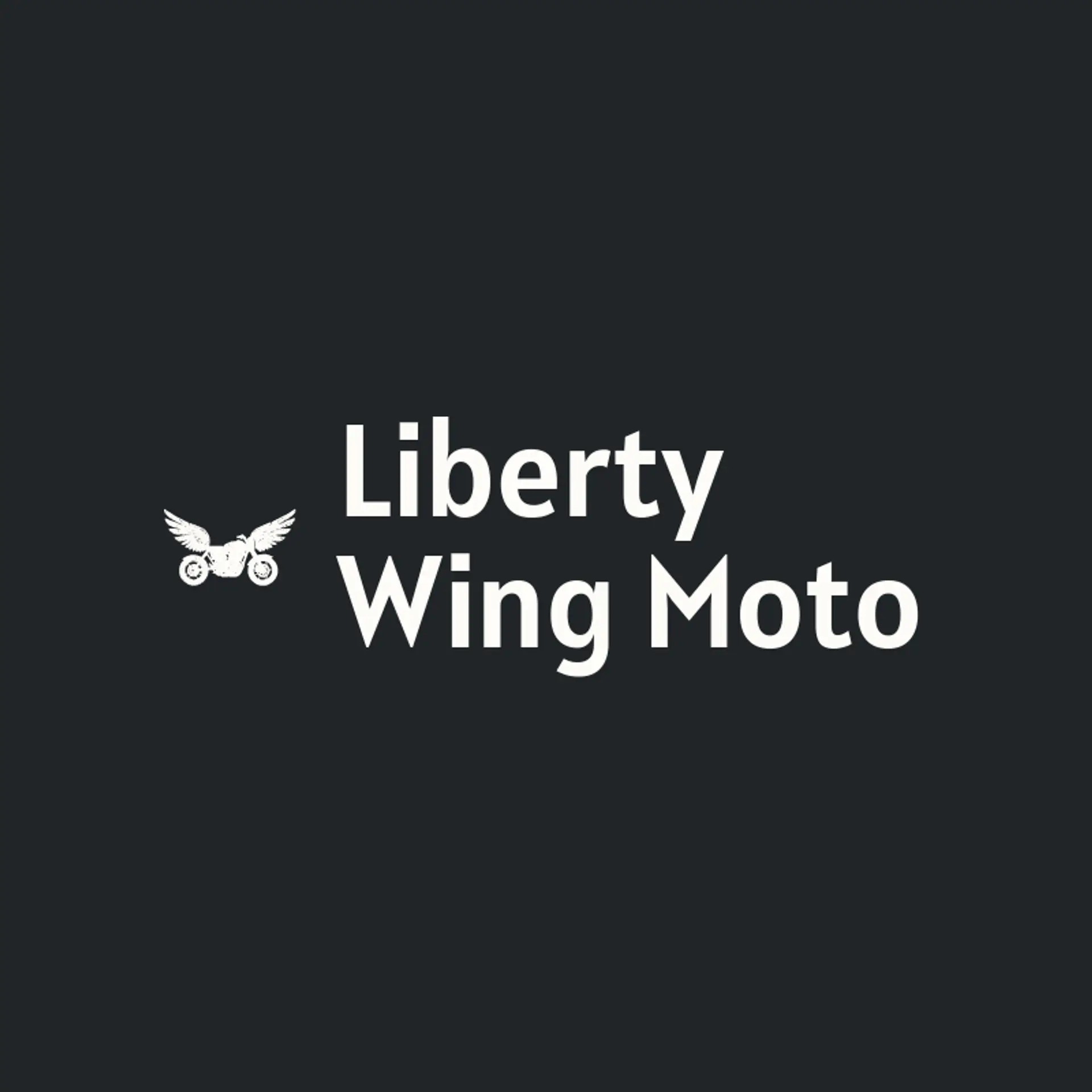 Liberty Wing Moto logo for motorcycle