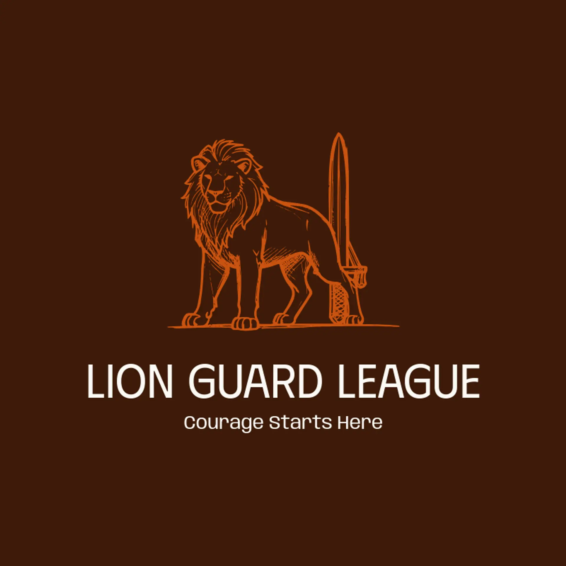 Lion Guard League logo for sword