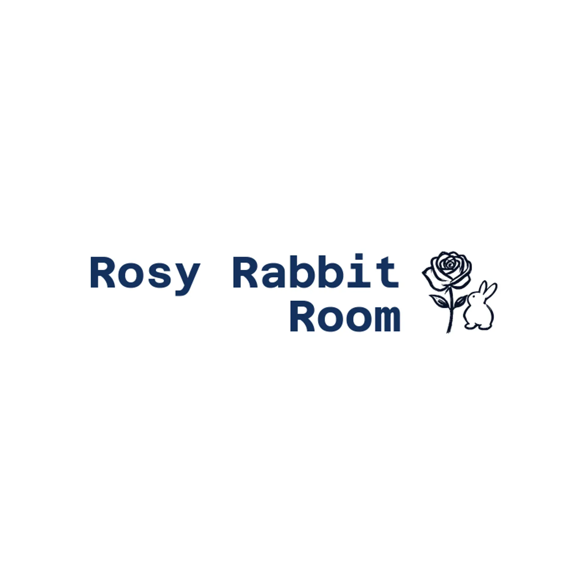 Rosy Rabbit Room logo for bunny