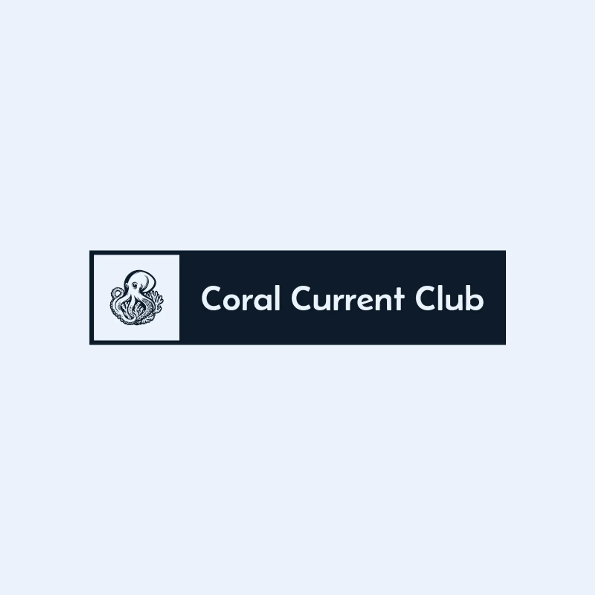 Coral Current Club logo for octopus