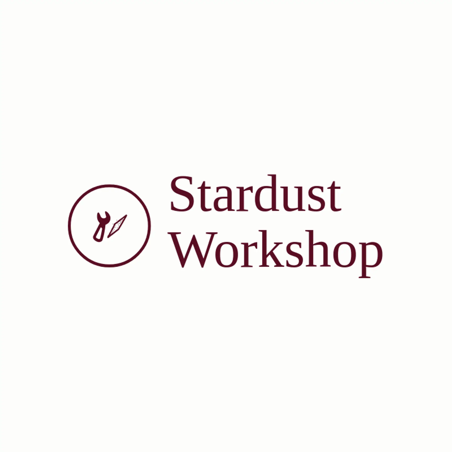 Stardust Workshop logo for sci fi