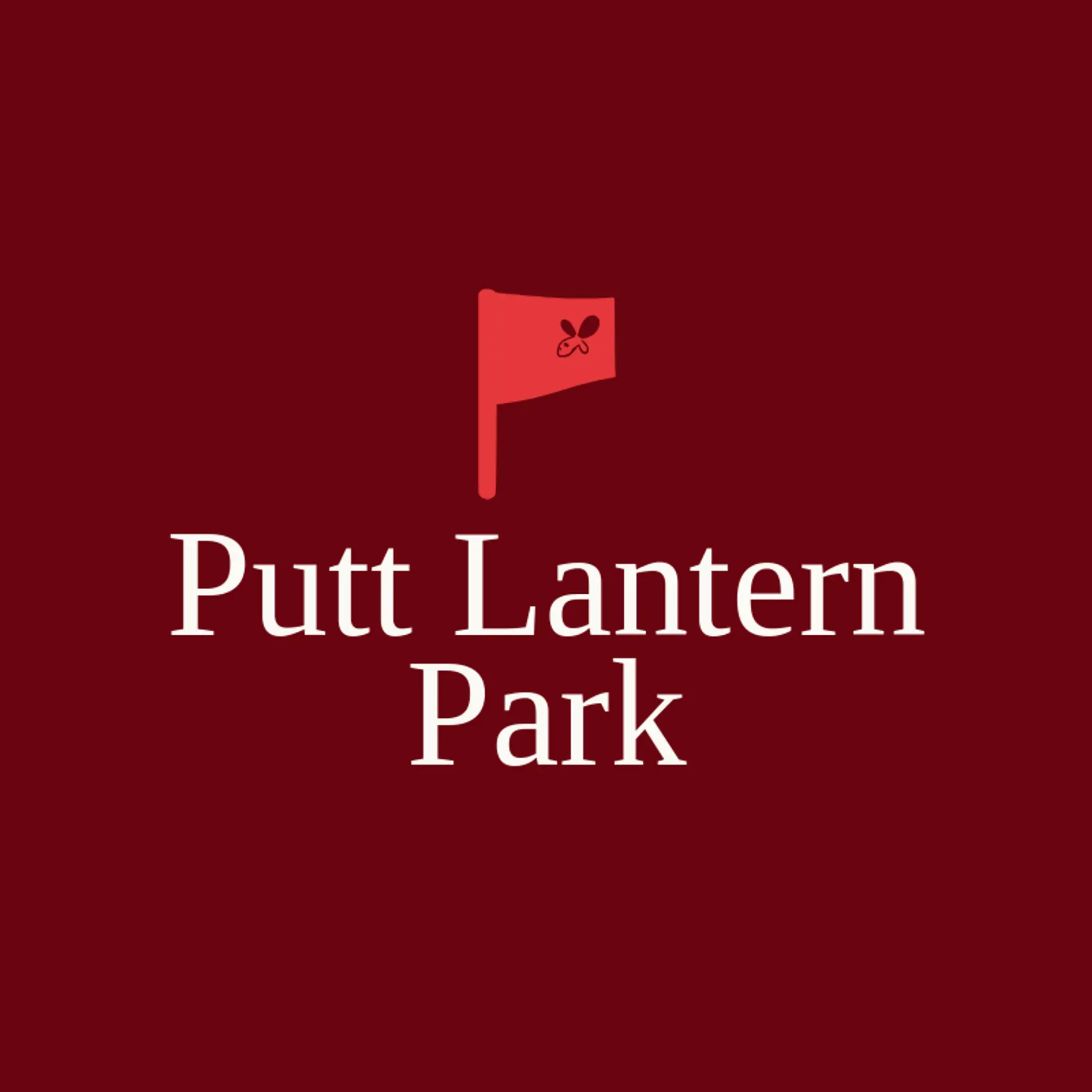 Putt Lantern Park logo for mini golf