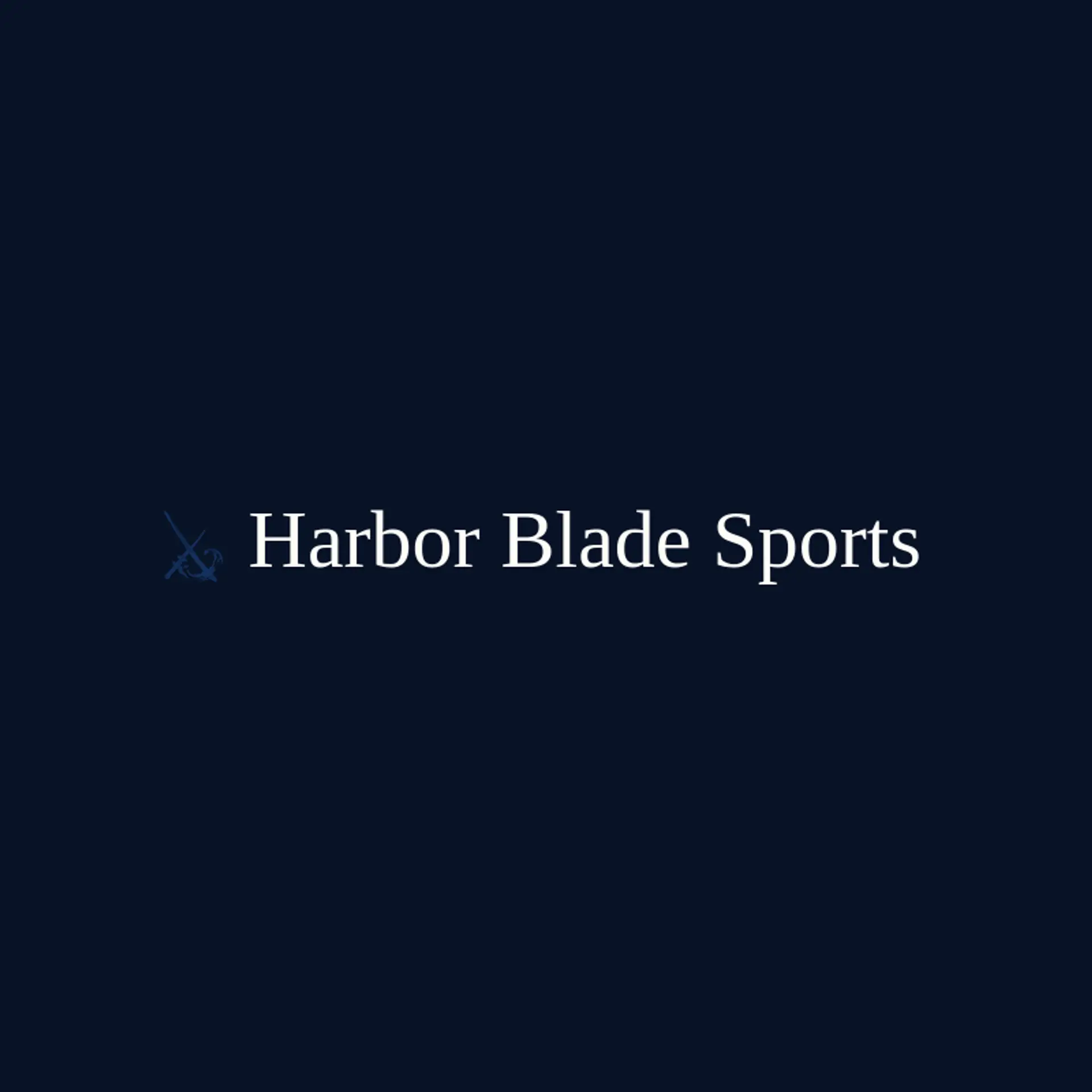 Harbor Blade Sports logo for fencing