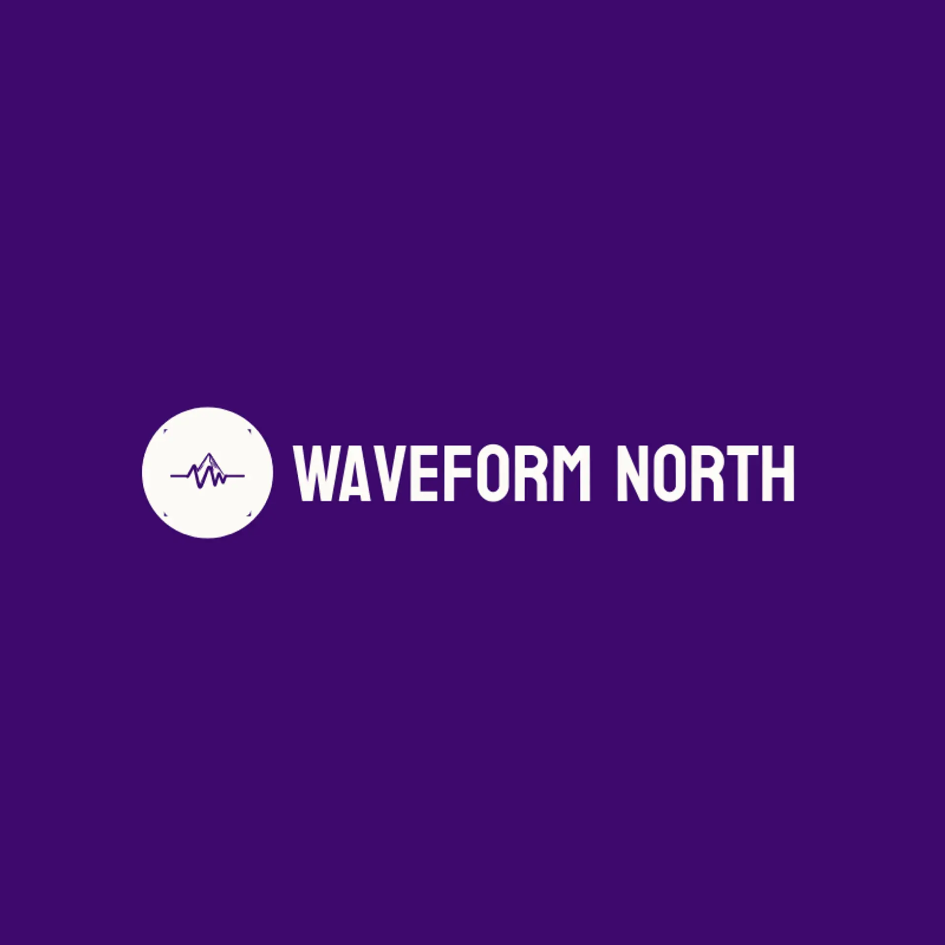 Waveform North logo for audio