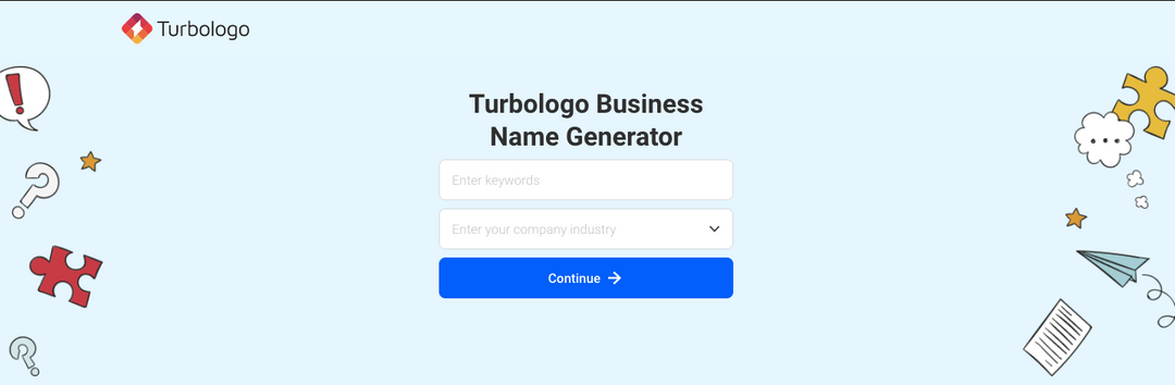 Turbologo business name generator