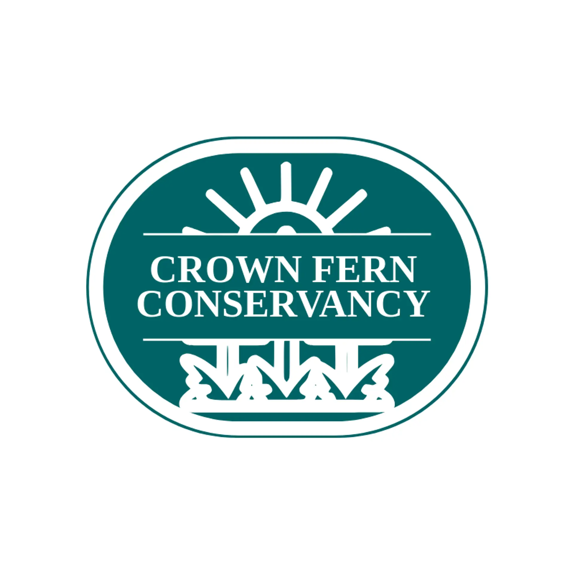 Crown Fern Conservancy logo for forest