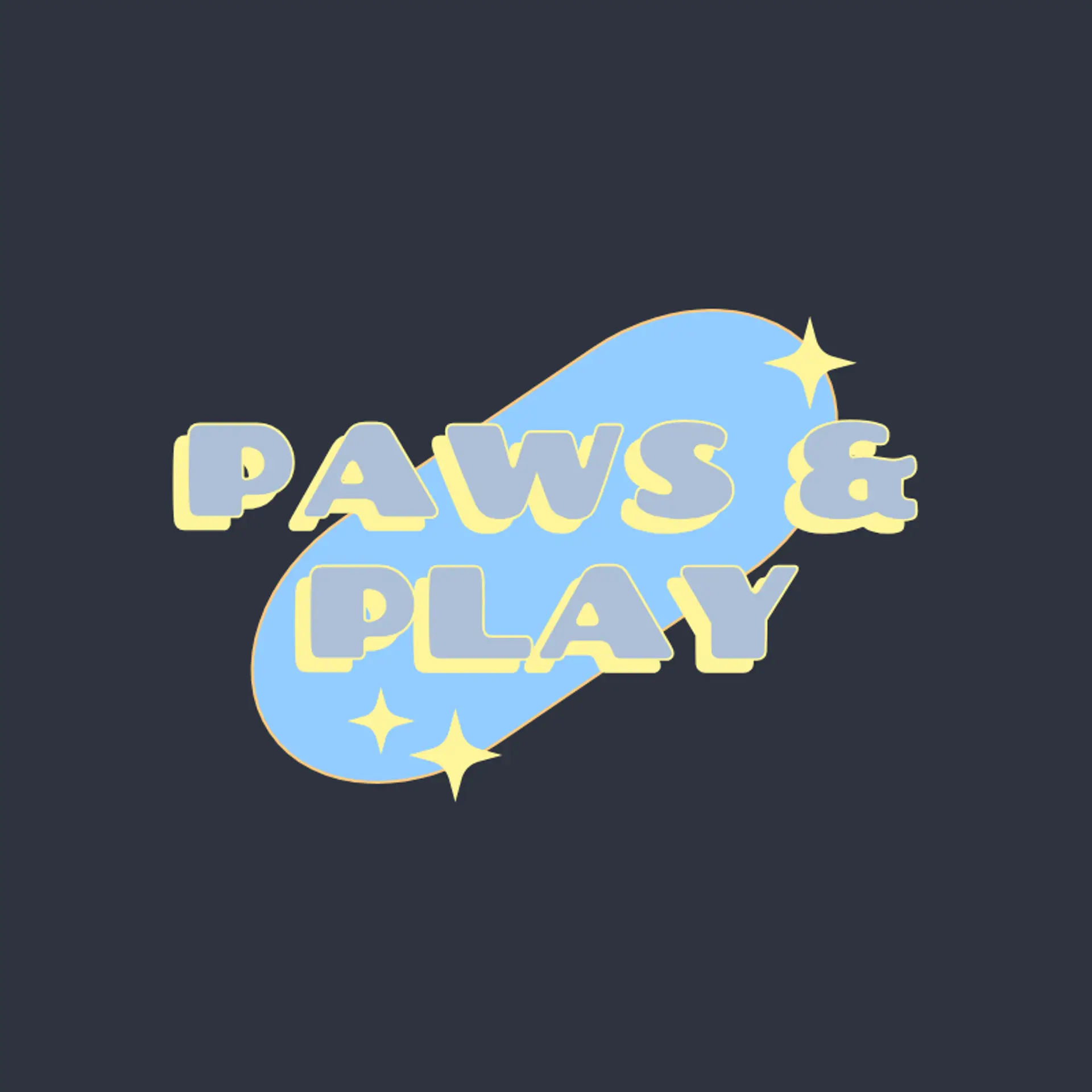 Paws & Play logo for pet