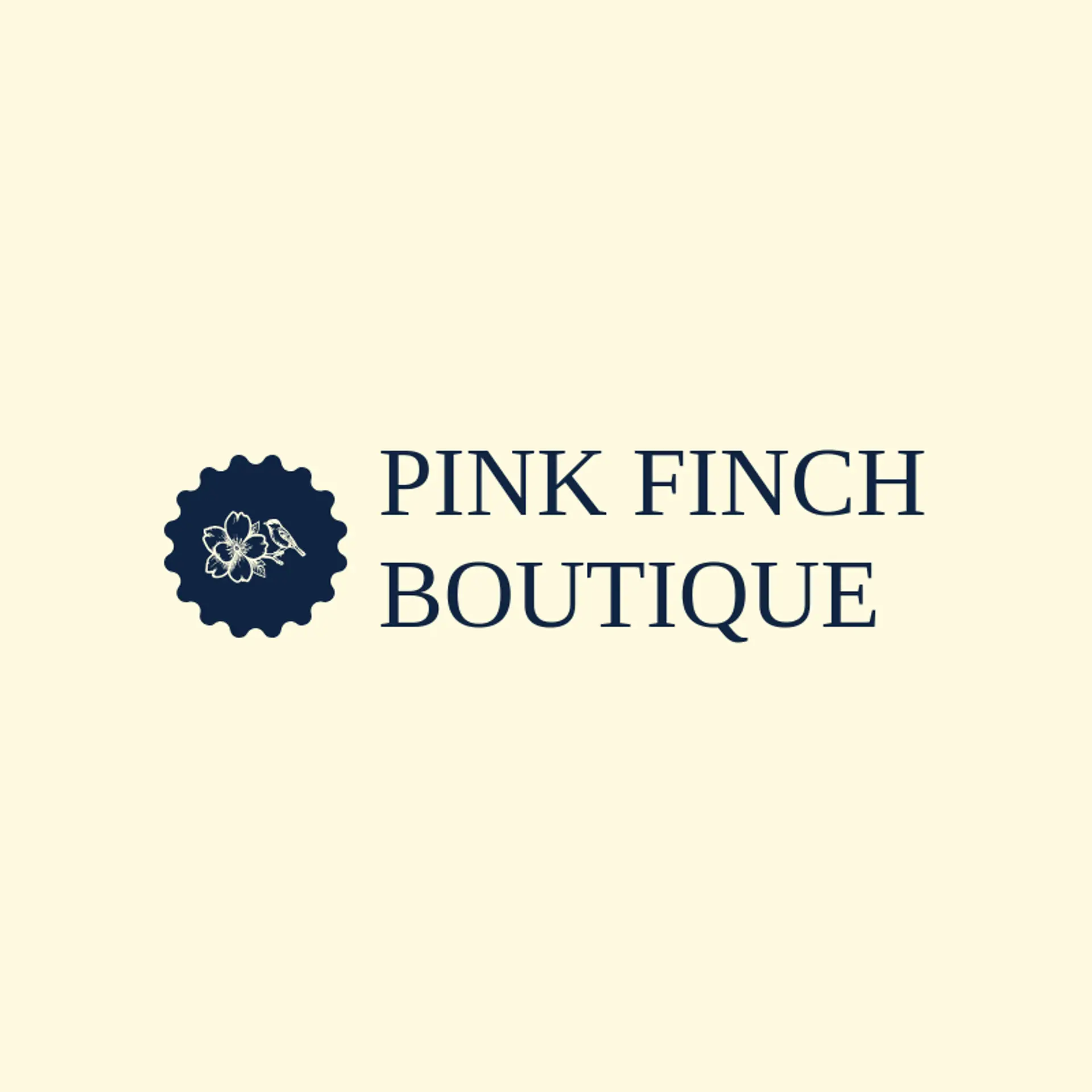 Pink Finch Boutique logo for sakura