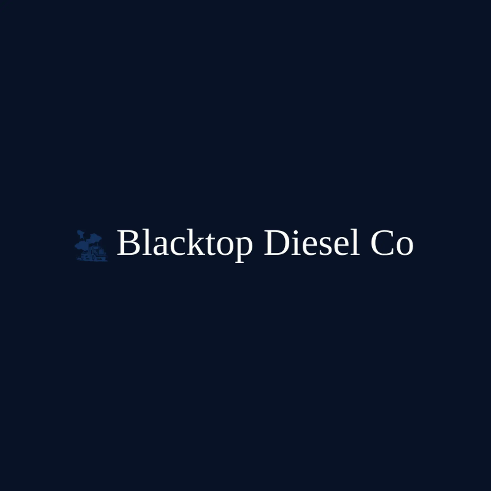 Blacktop Diesel Co logo for diesel
