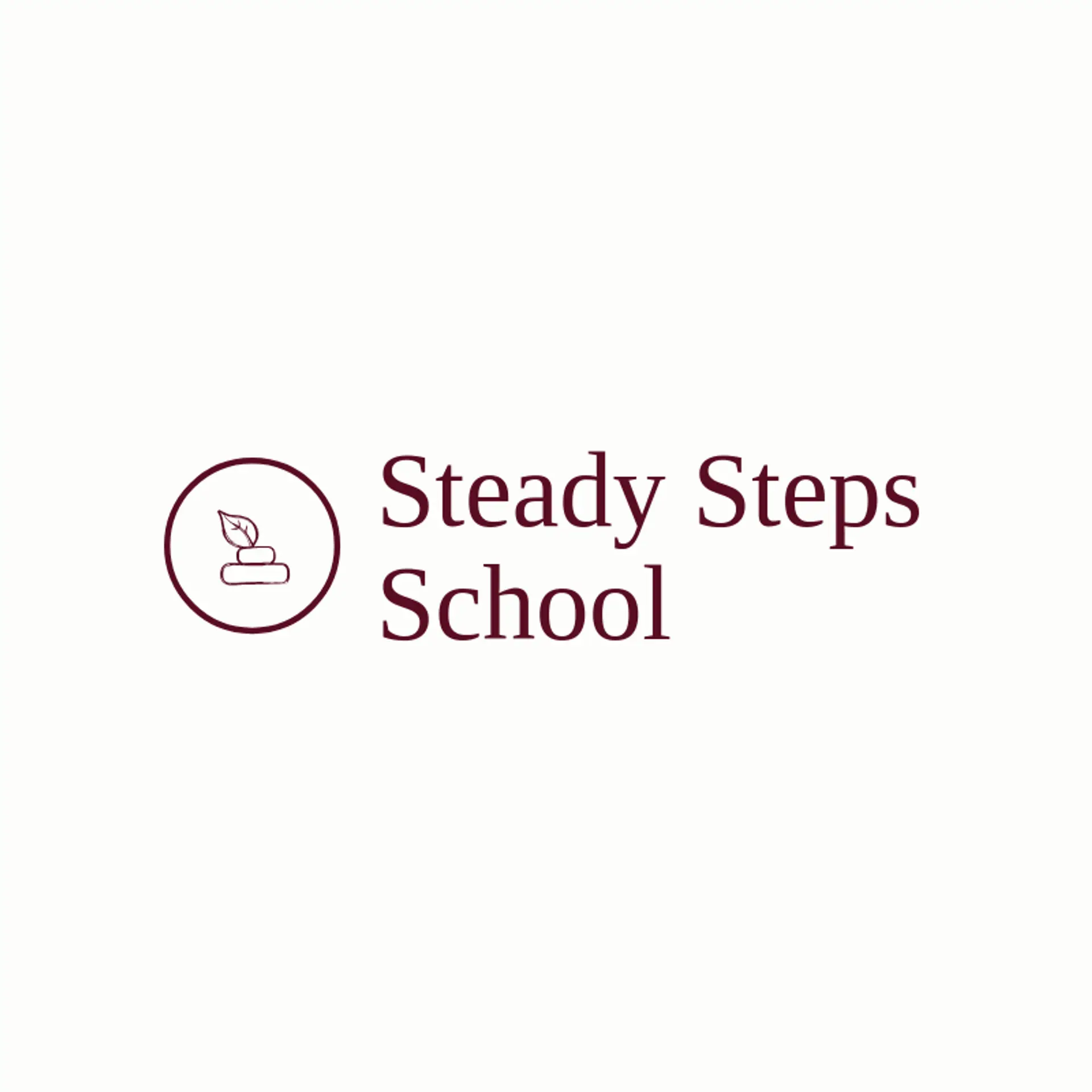 Steady Steps School logo for learning