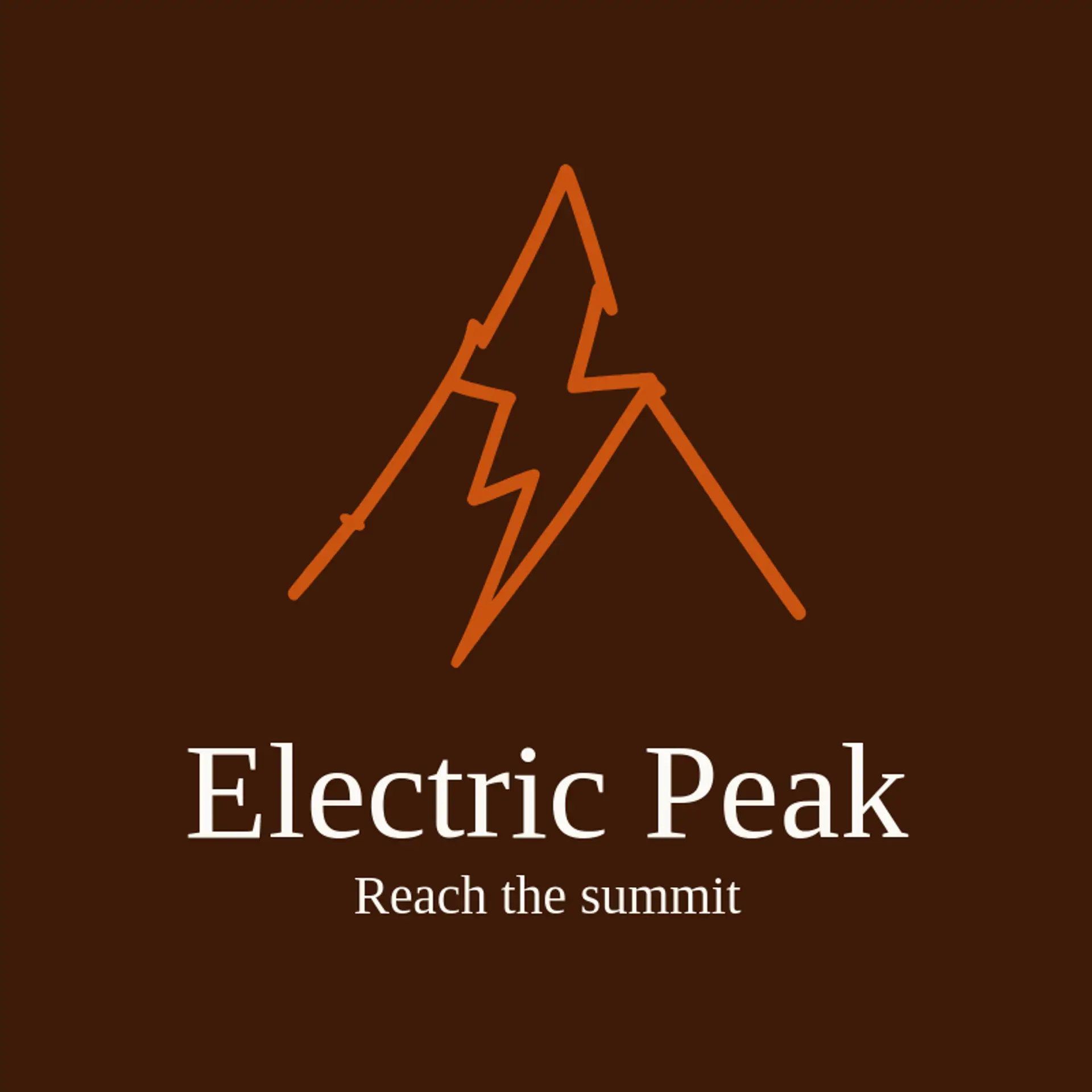 Electric Peak logo for lightning bolt