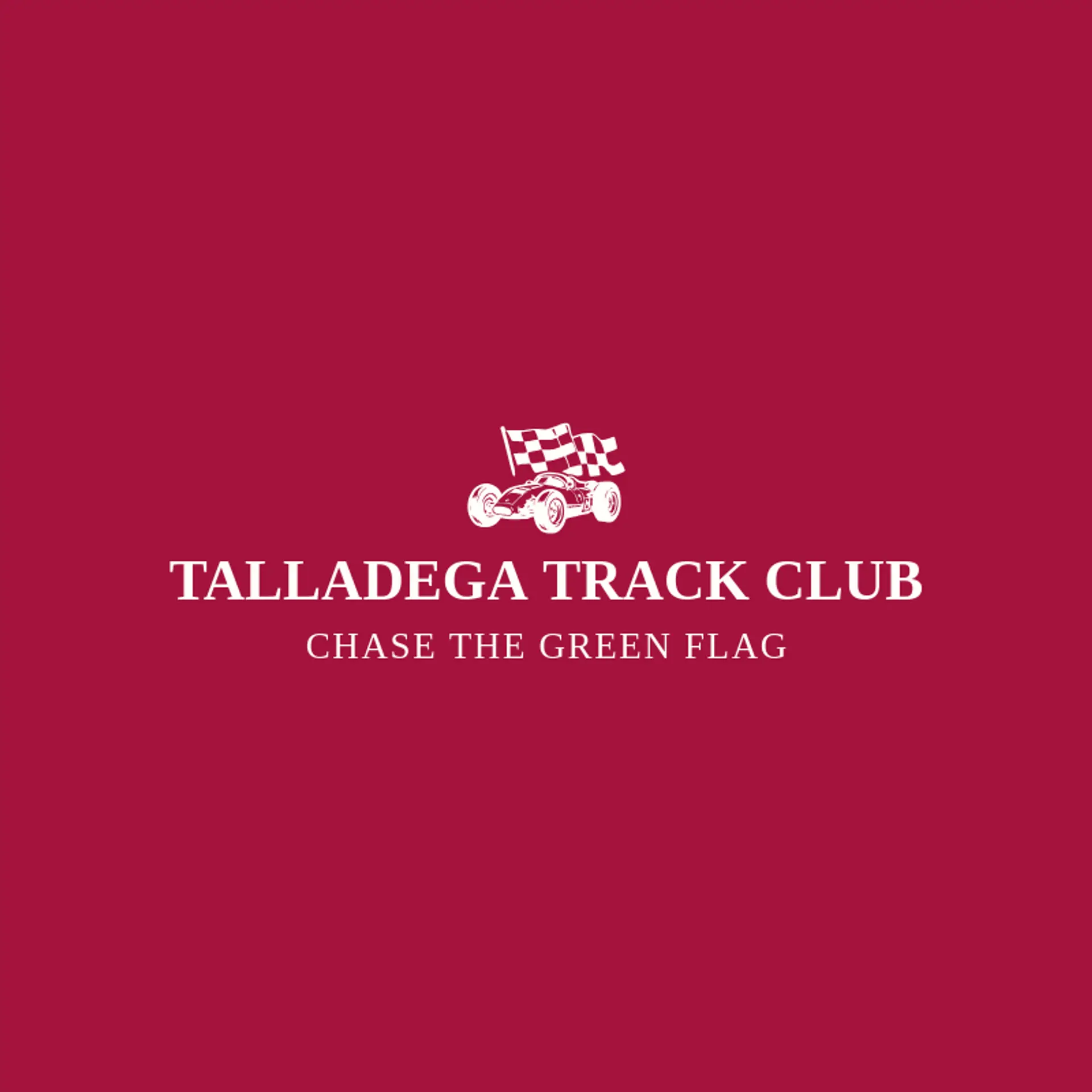 Talladega Track Club logo for alabama