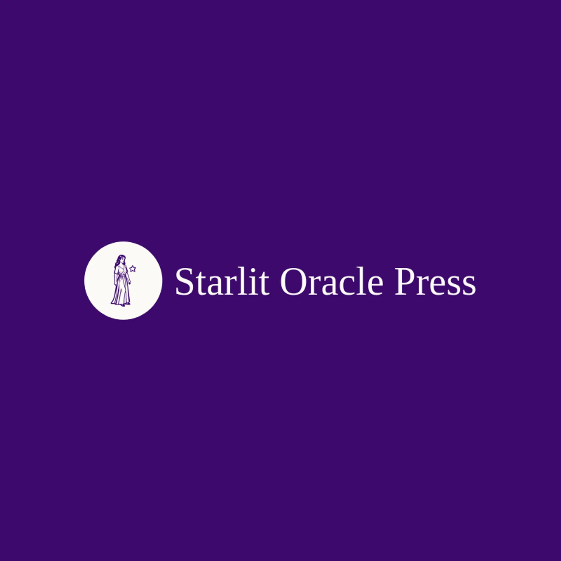 Starlit Oracle Press logo for greek mythology
