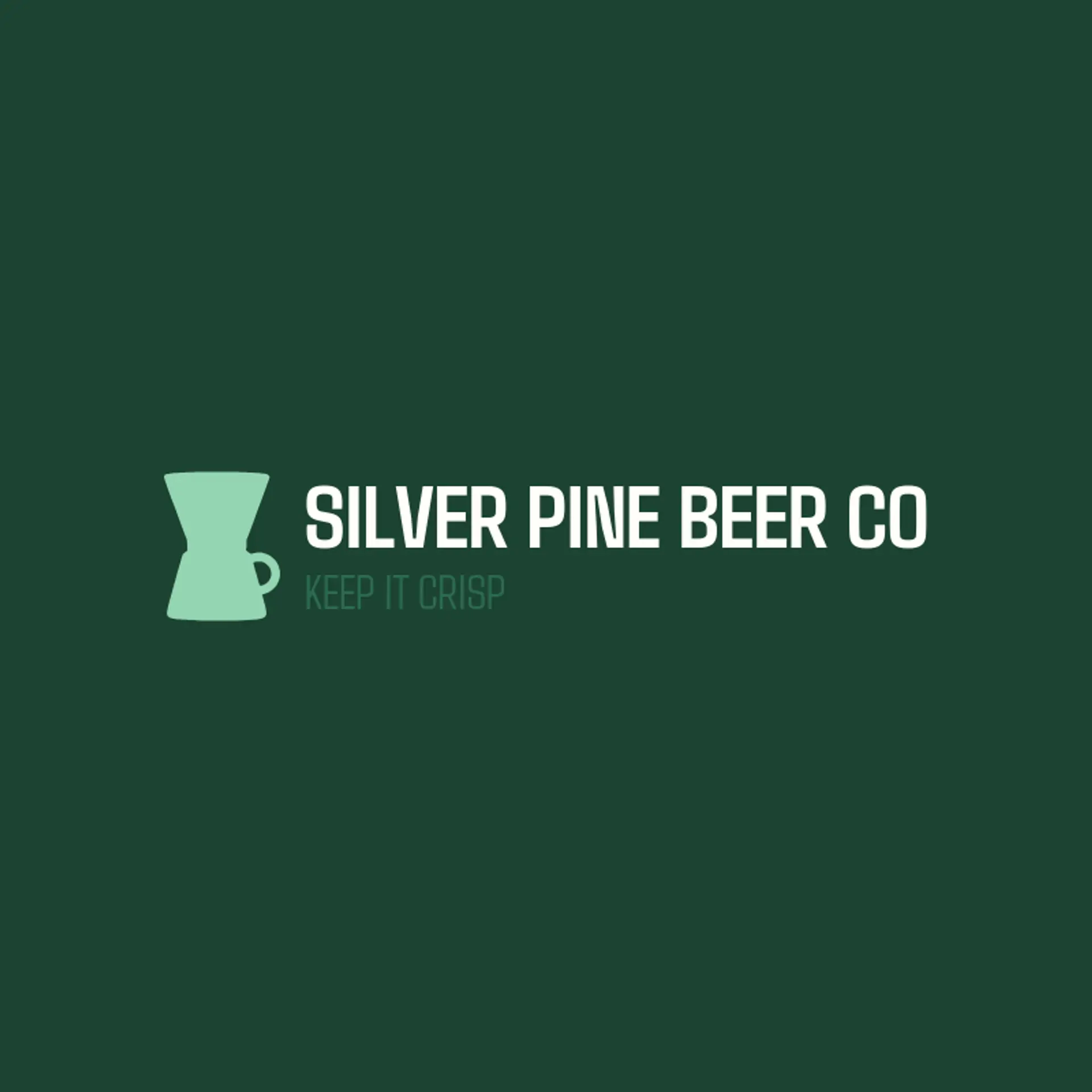 Silver Pine Beer Co logo for brewer