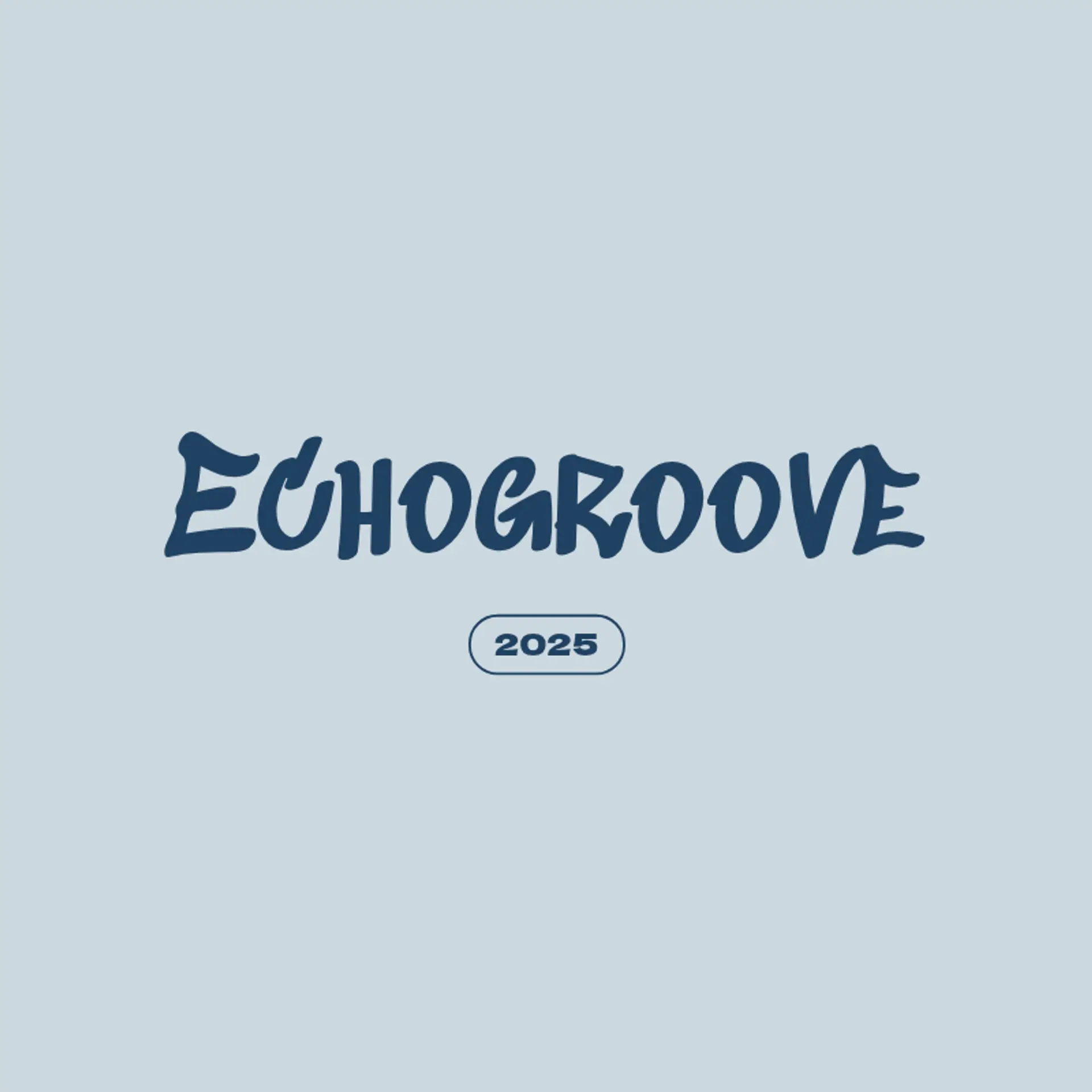 EchoGroove logo for music band