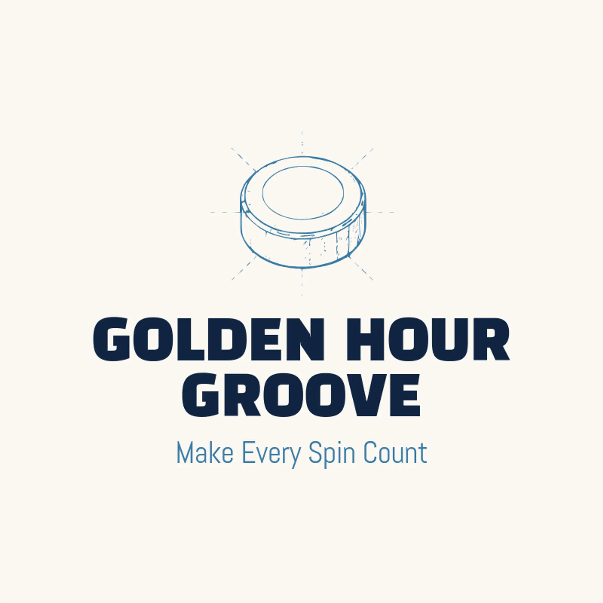 Golden Hour Groove logo for disc
