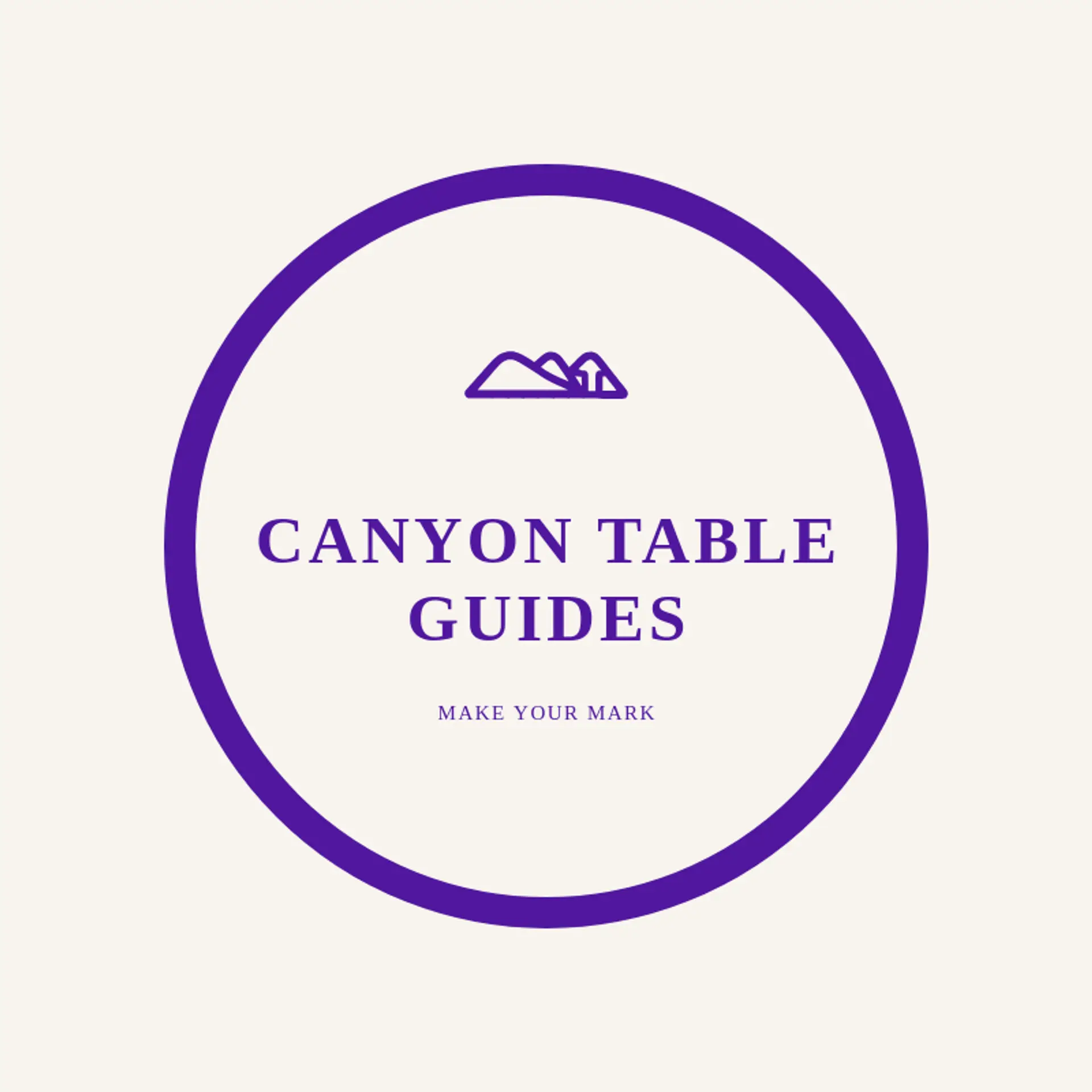 Canyon Table Guides logo for ranger