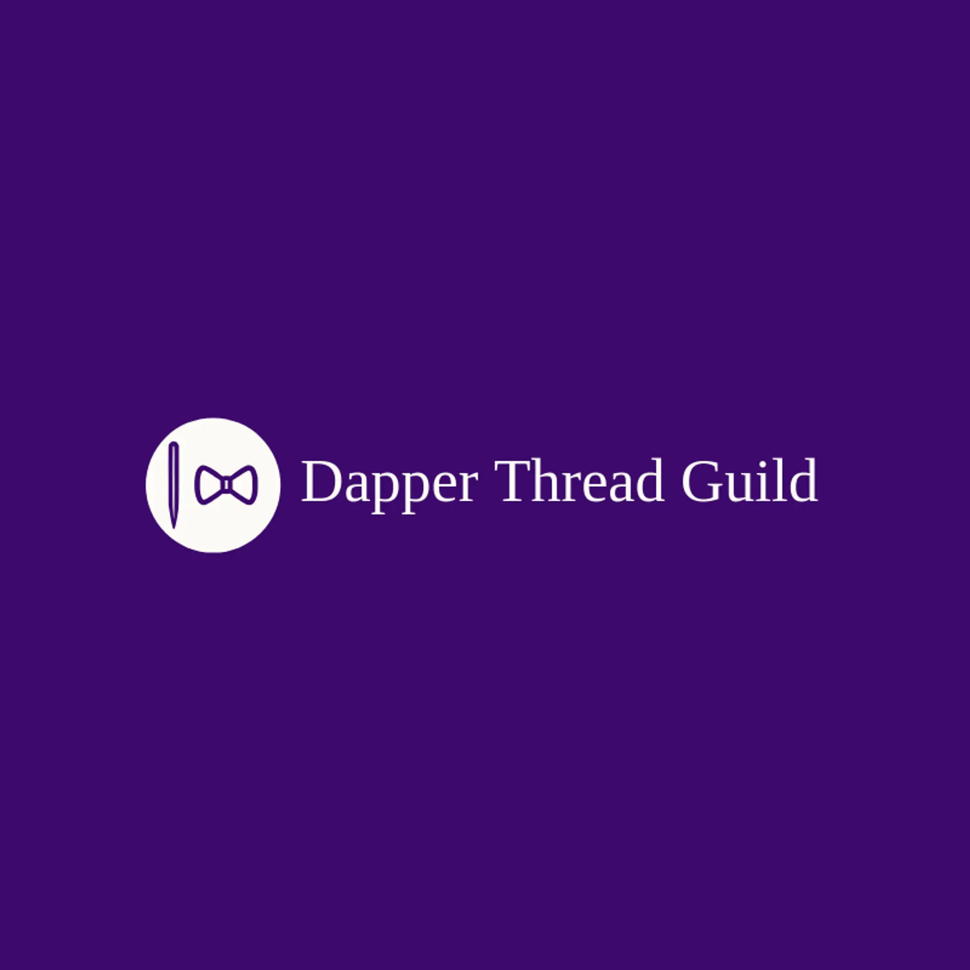 Dapper Thread Guild logo for sewing