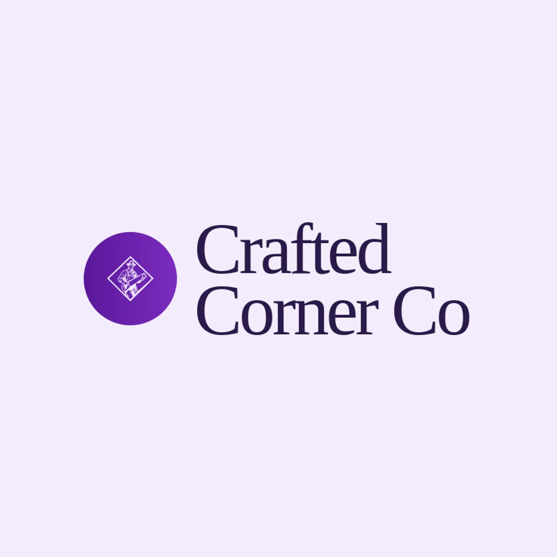 Crafted Corner Co logo for carpenter