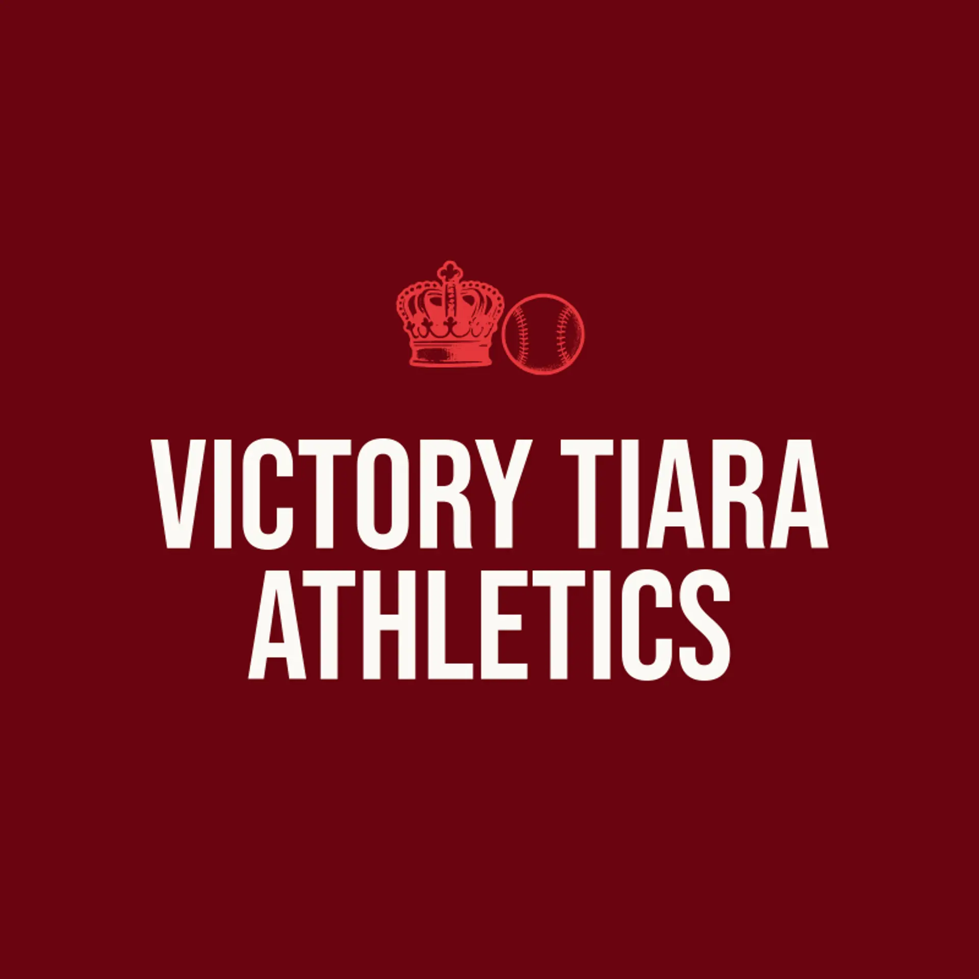 Victory Tiara Athletics logo for softball