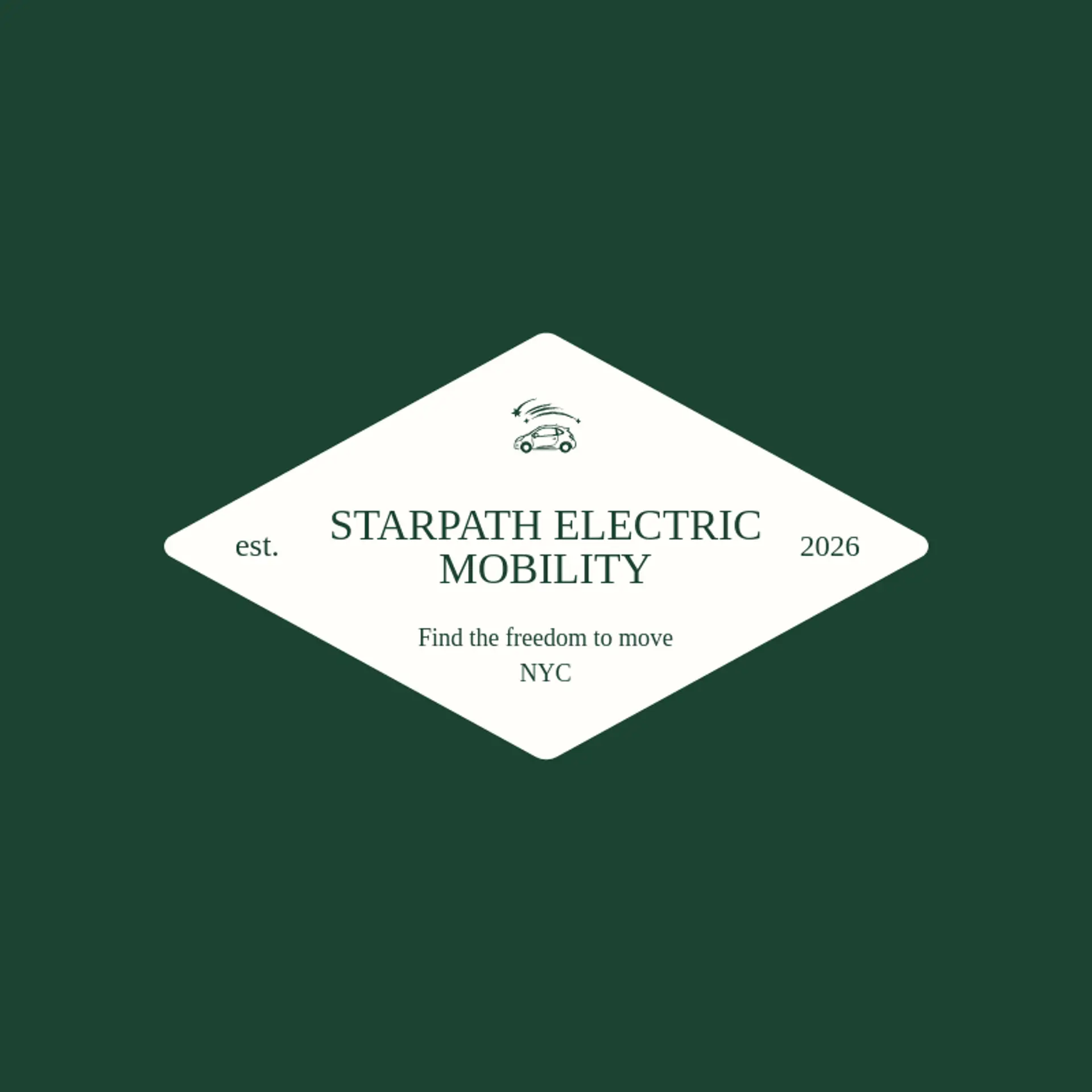 Starpath Electric Mobility logo for electric car
